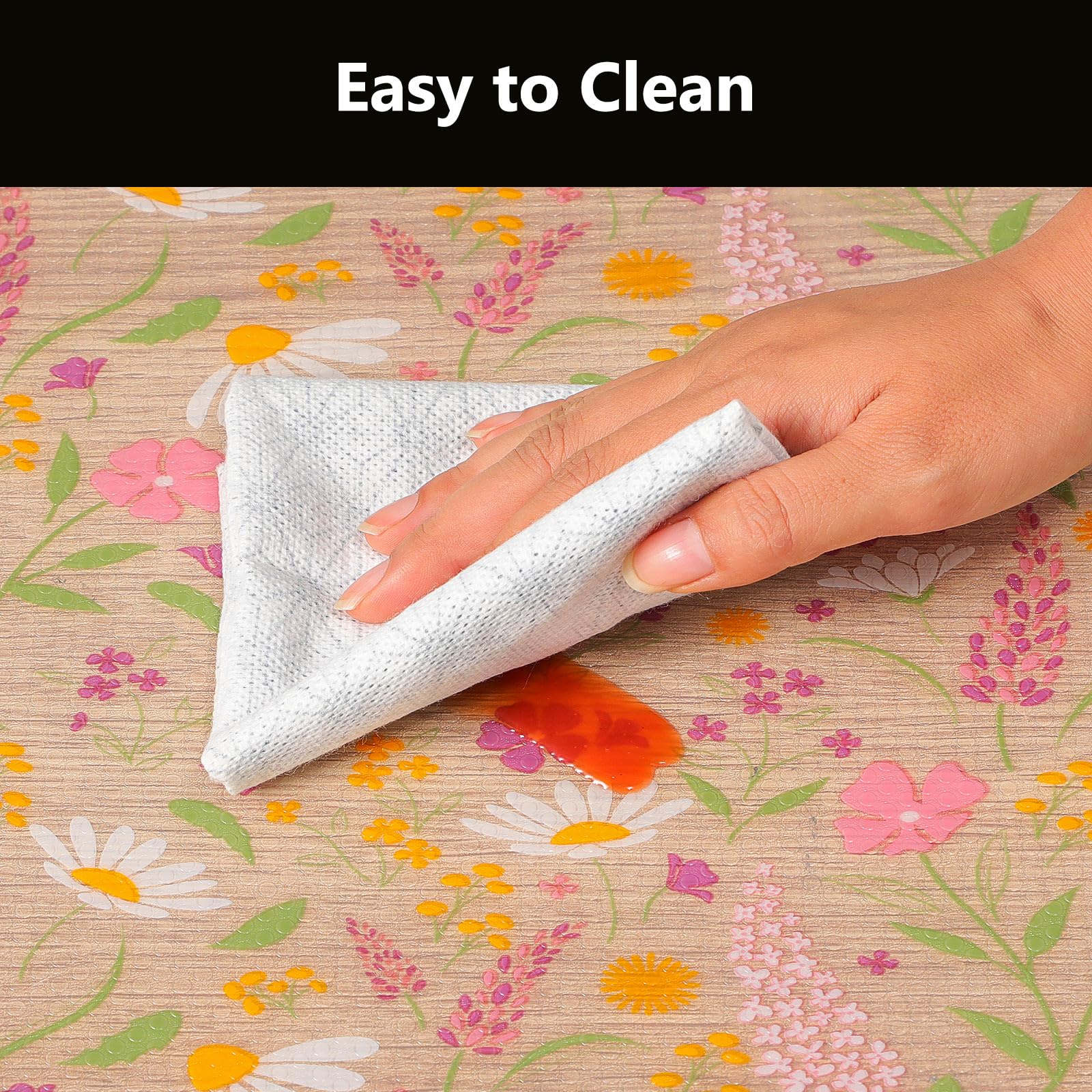 Shelf Liner for Kitchen Cabinets (40 Sq Ft)