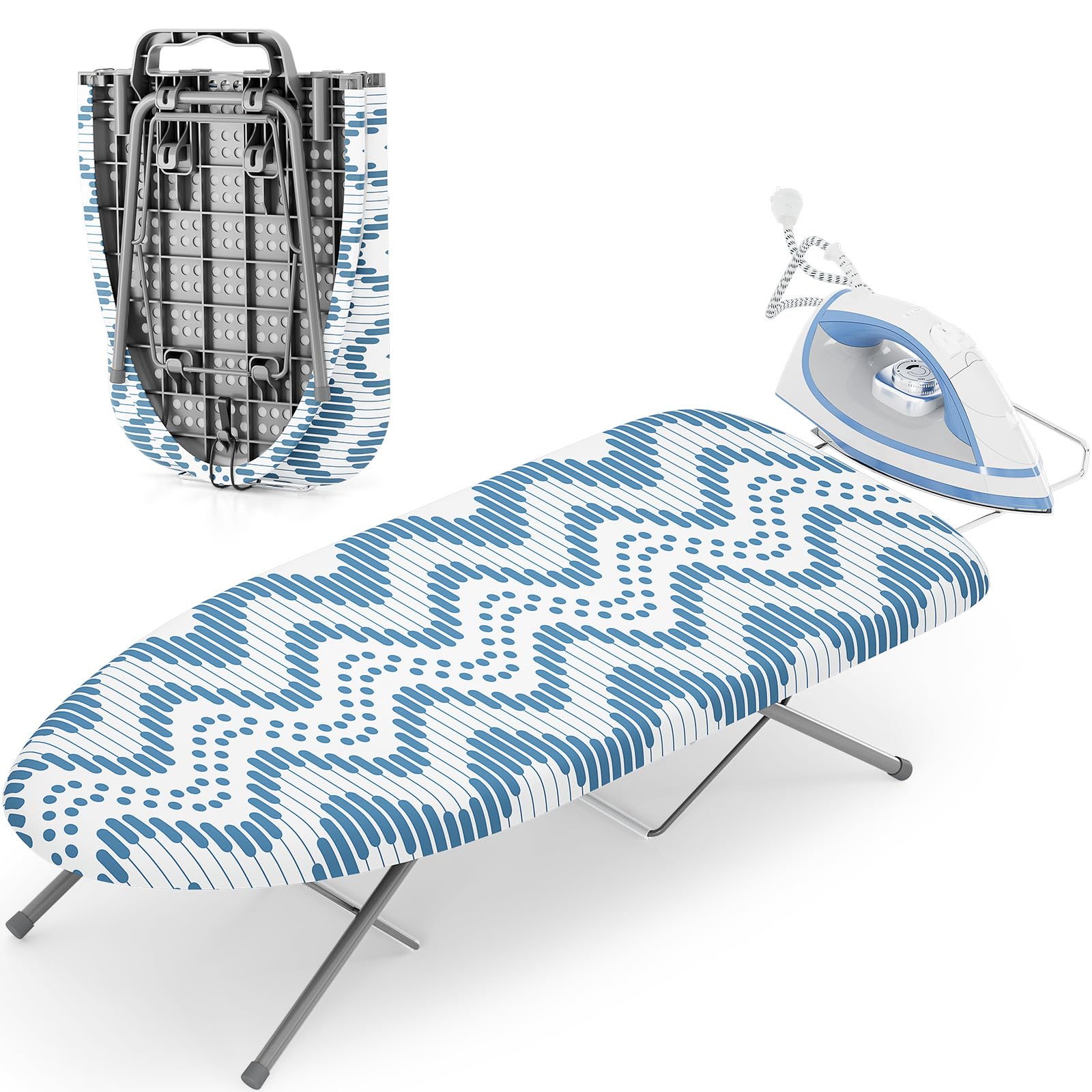 Small Ironing Board with Iron Rest