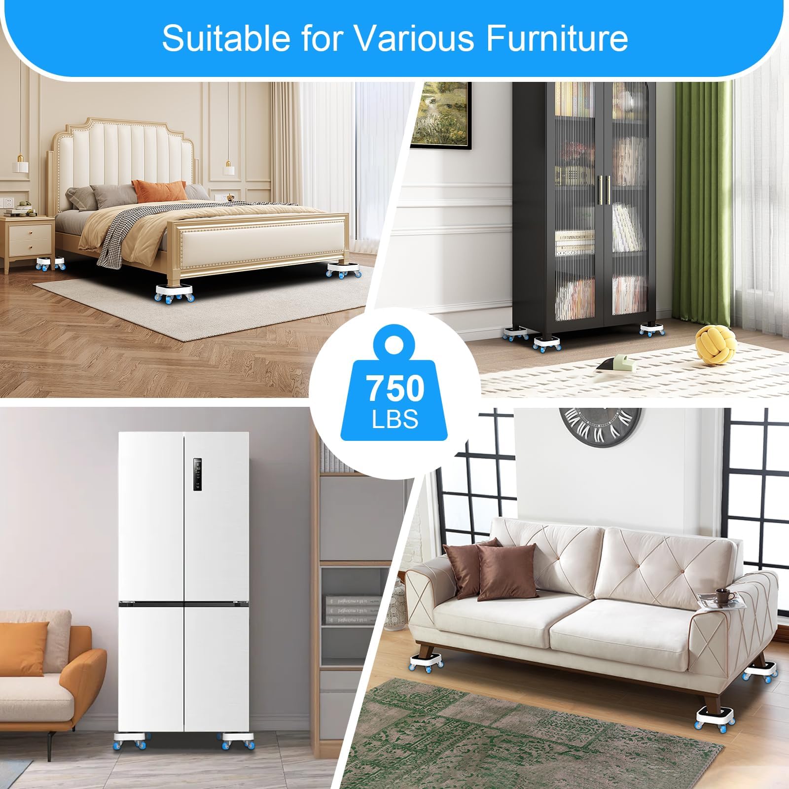 New Upgrade Furniture Sliders (4 Count)