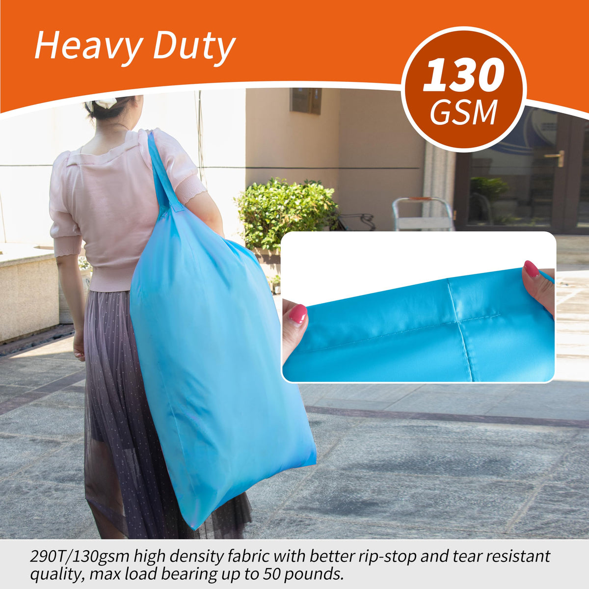 Extra Heavy Duty Laundry Bag with Handles