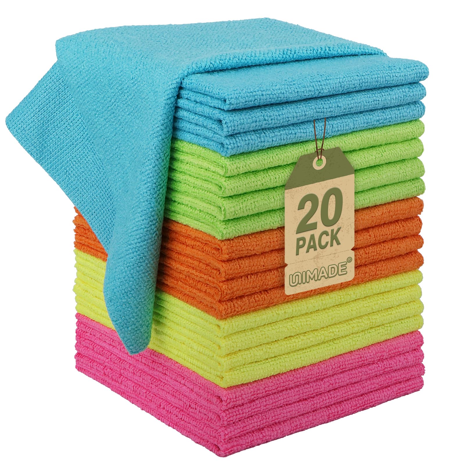 Microfiber Cleaning Cloth (20 Count)