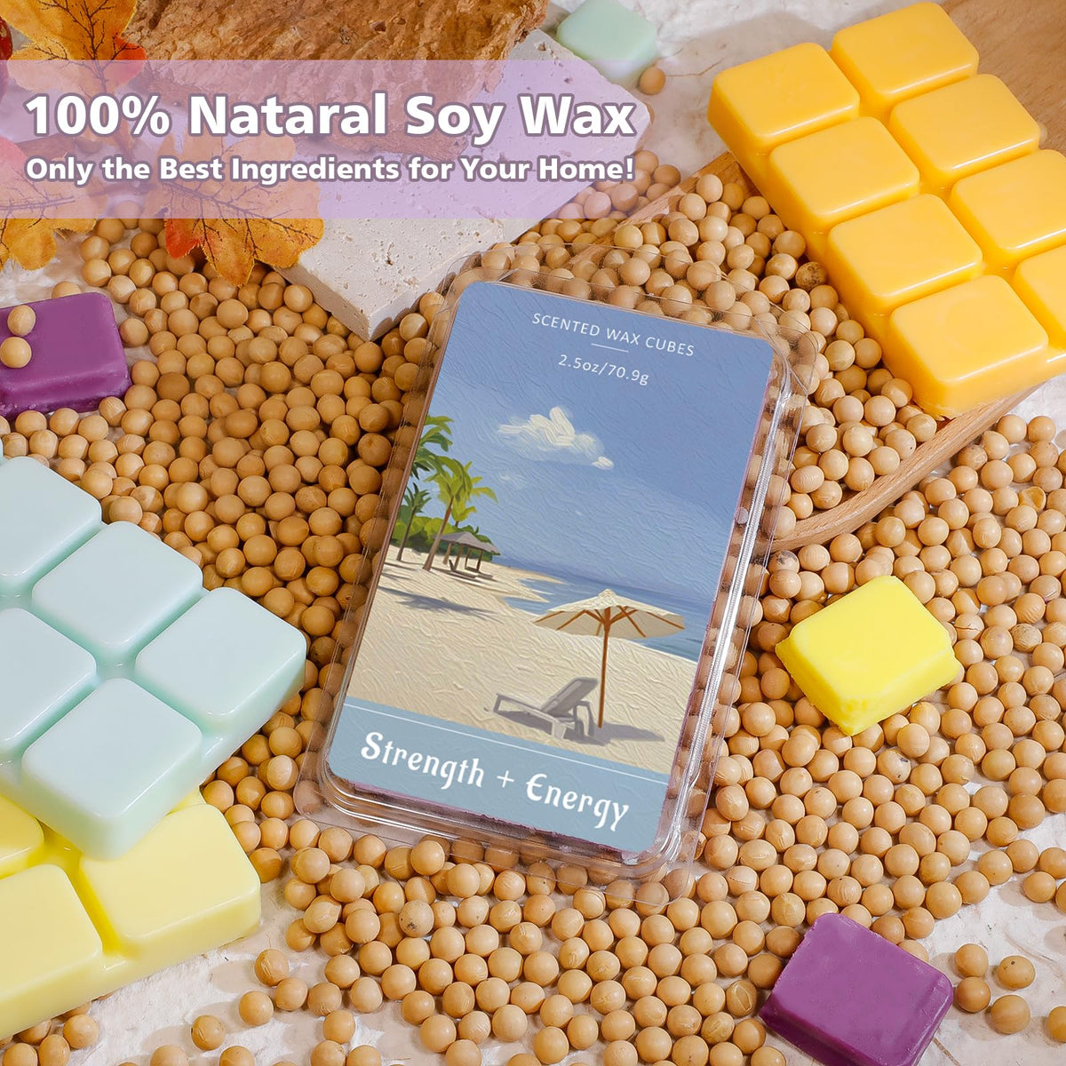 Wax Melts Wax Cubes Strong Scent for Healing