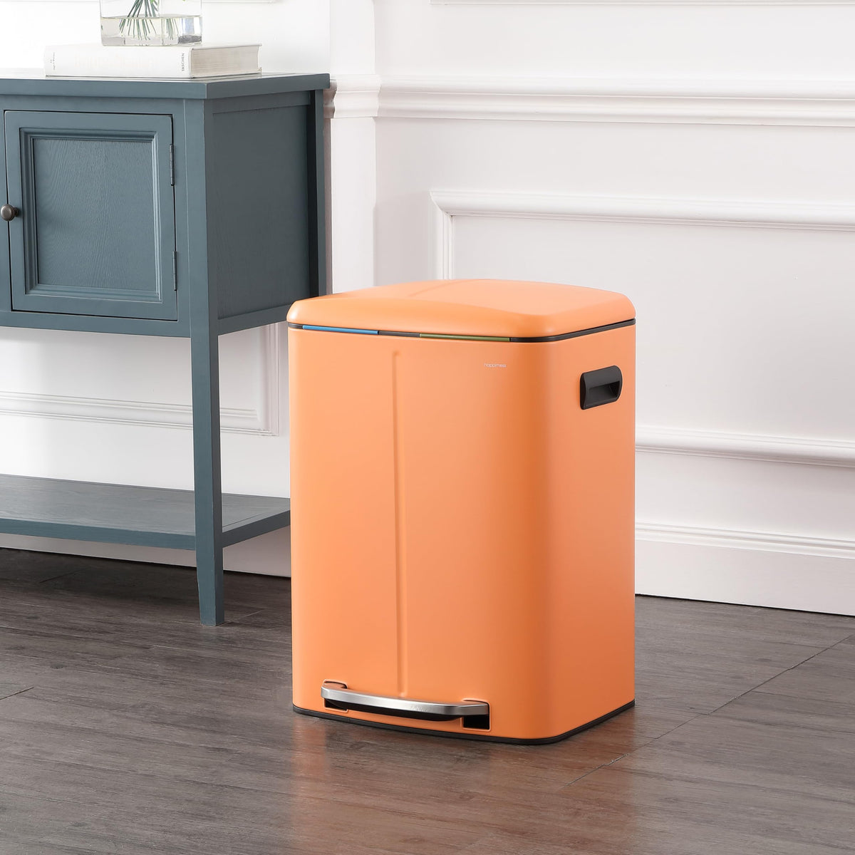Marco 10.6 Gal Double Bucket Step Trash Can