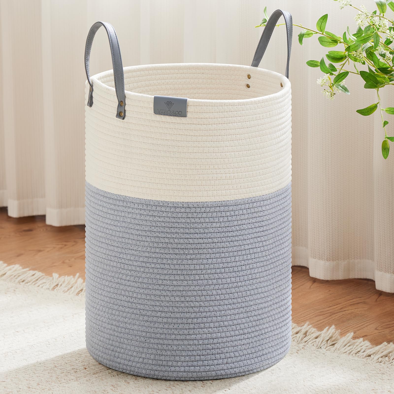 100L Tall Woven Rope Laundry Hamper (3381.4023 Fl Oz) - ModHome Supplies