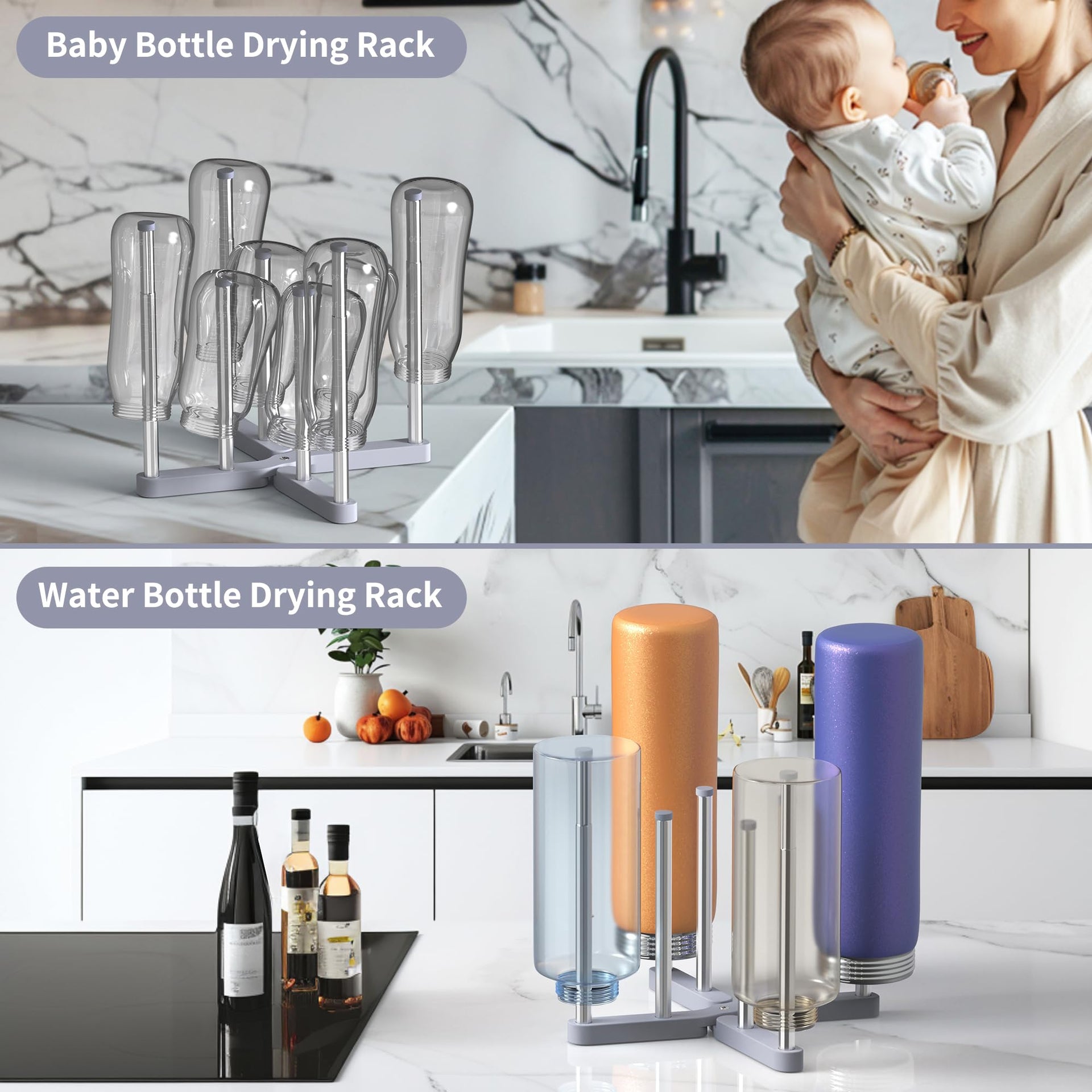 Baby Bottle Drying Rack (2 Count)