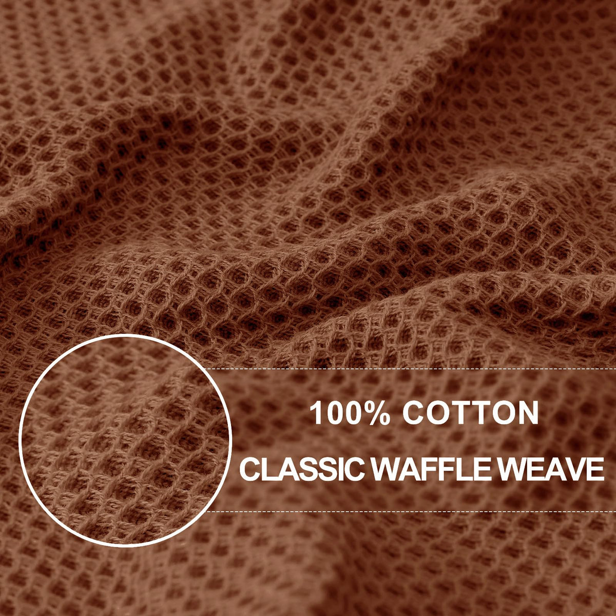 100% Cotton Waffle Weave Kitchen Dish Cloths 12 (12 Count)