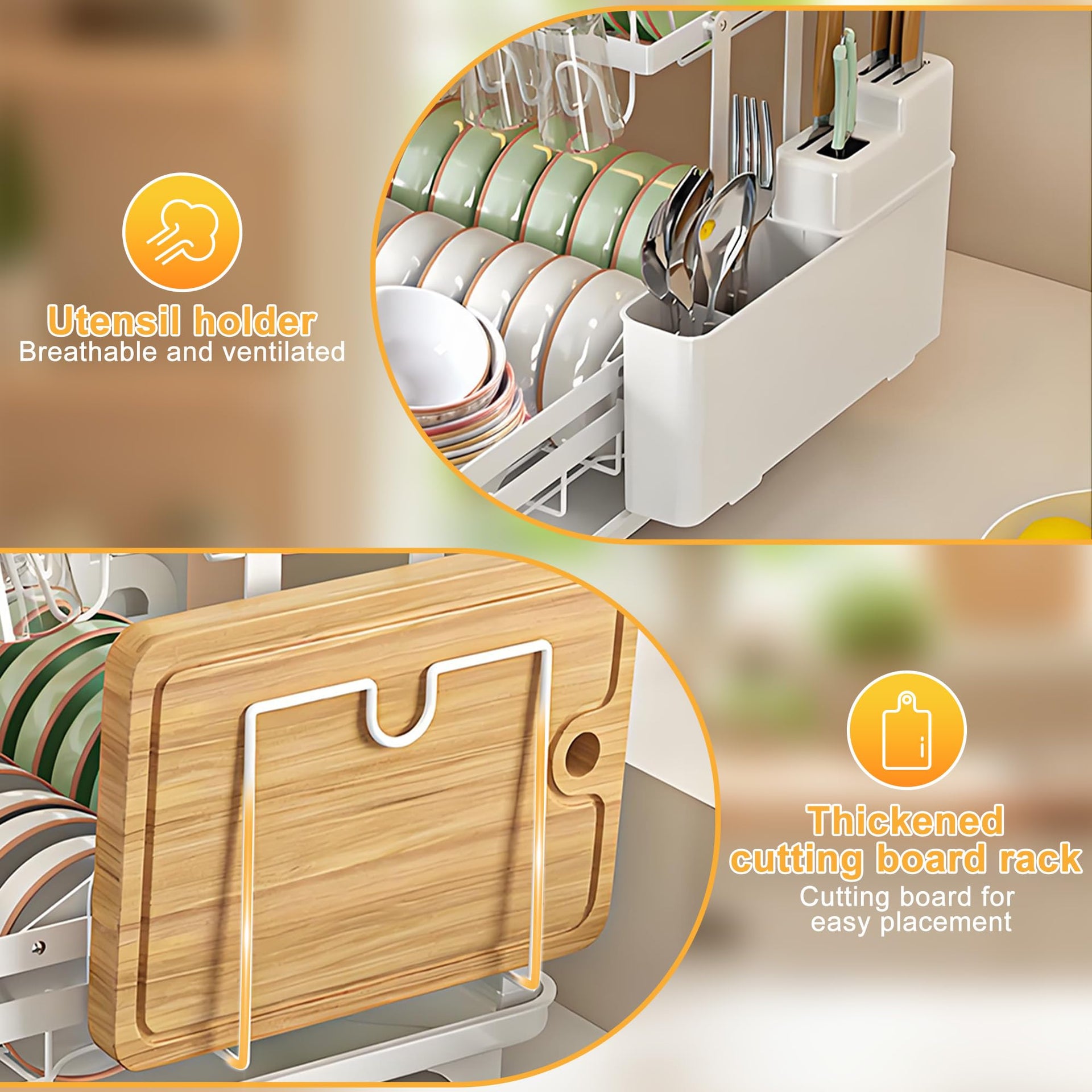 2 Tier Dish Drying Rack