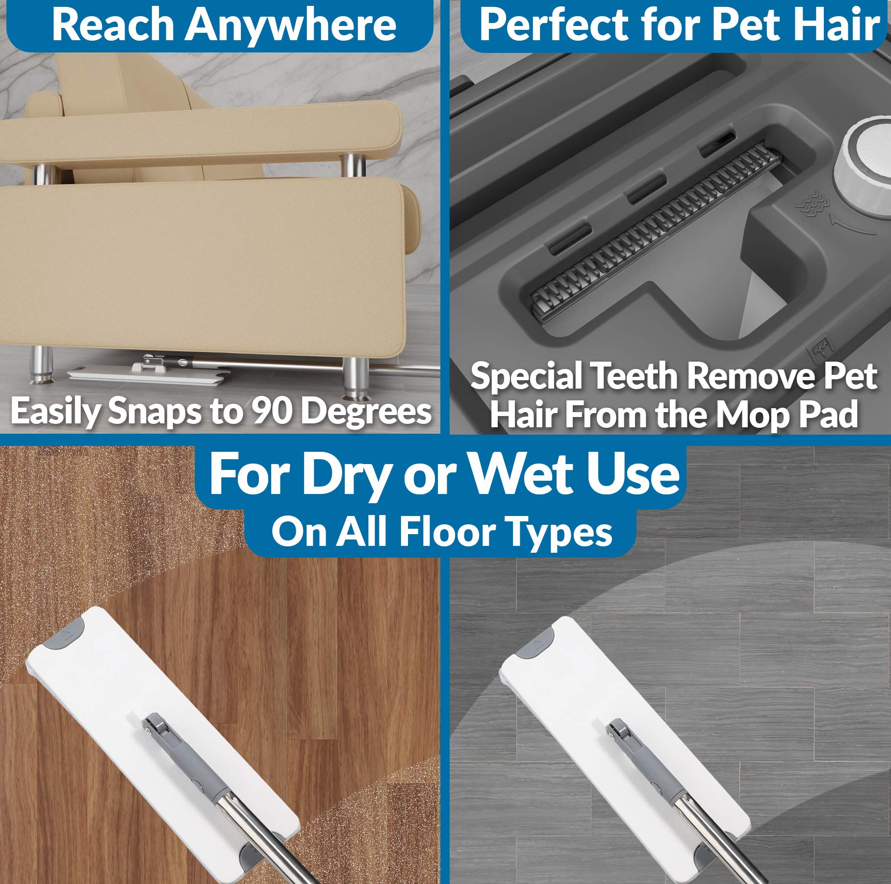 X3 Mop Separates Dirty and Clean Water