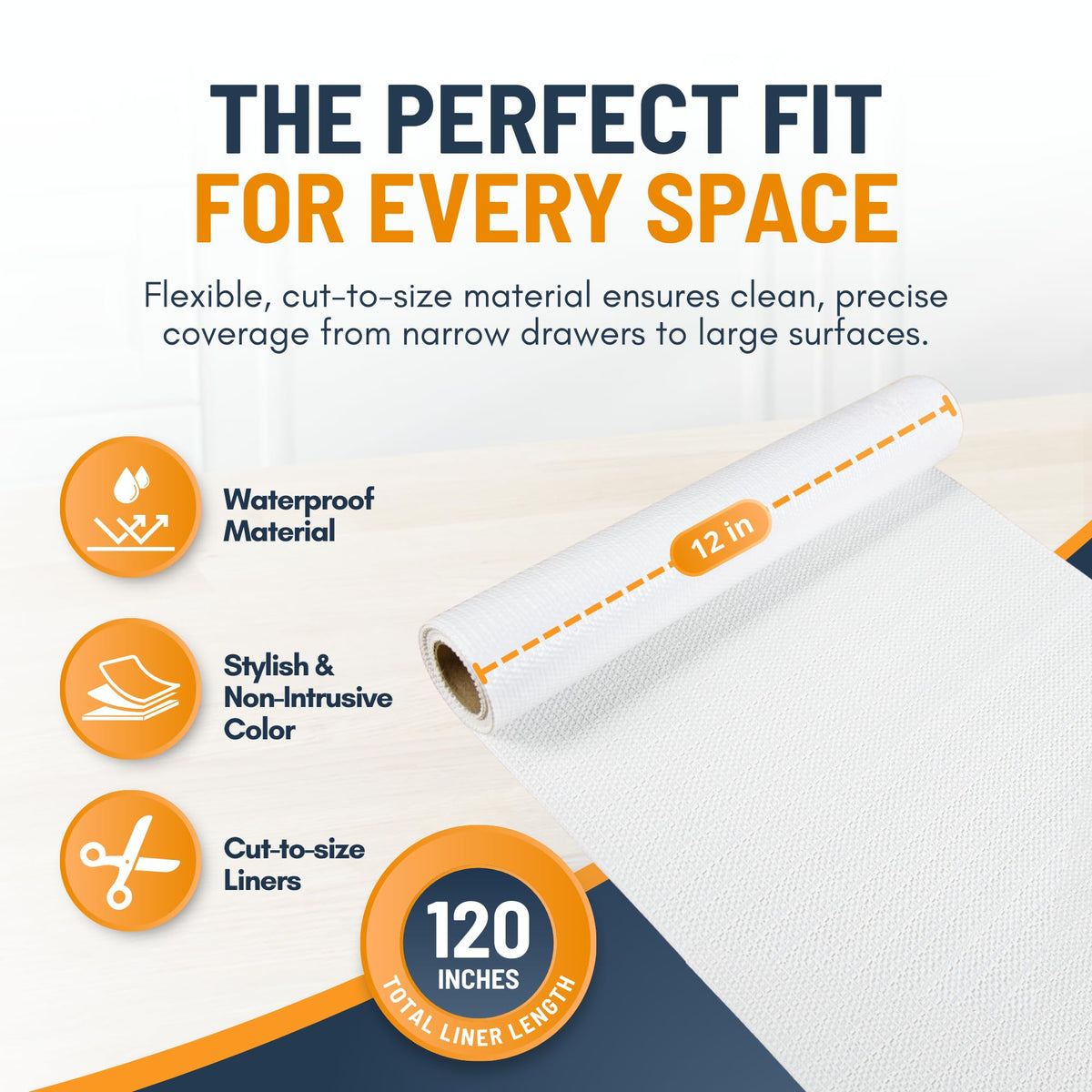 Shelf Liner Cabinet Liner for Shelves Non