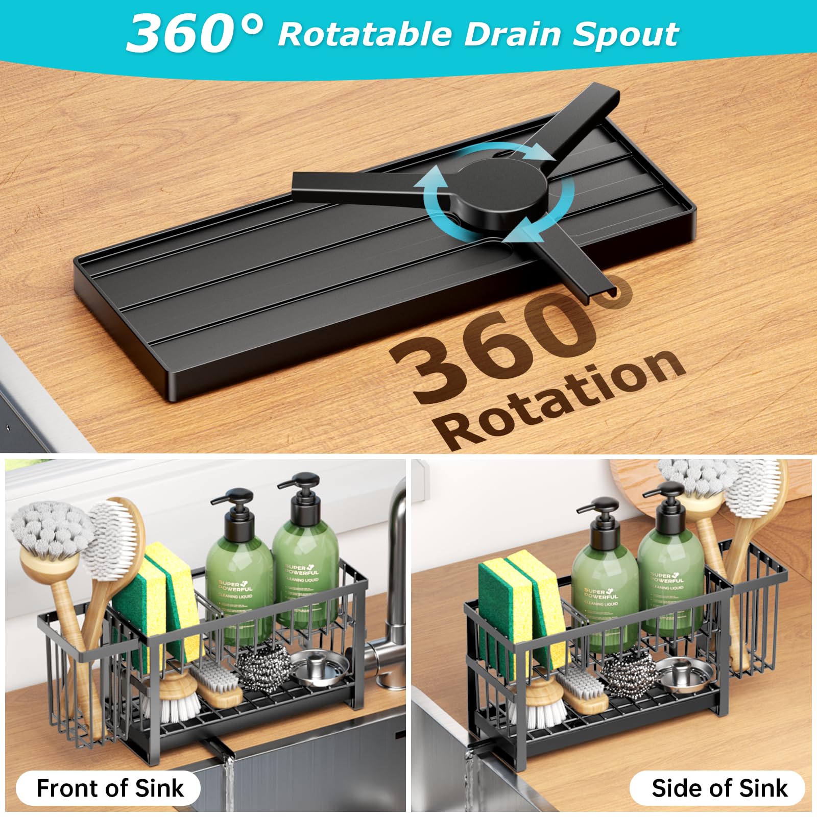 Sponge Holder for Kitchen Sink