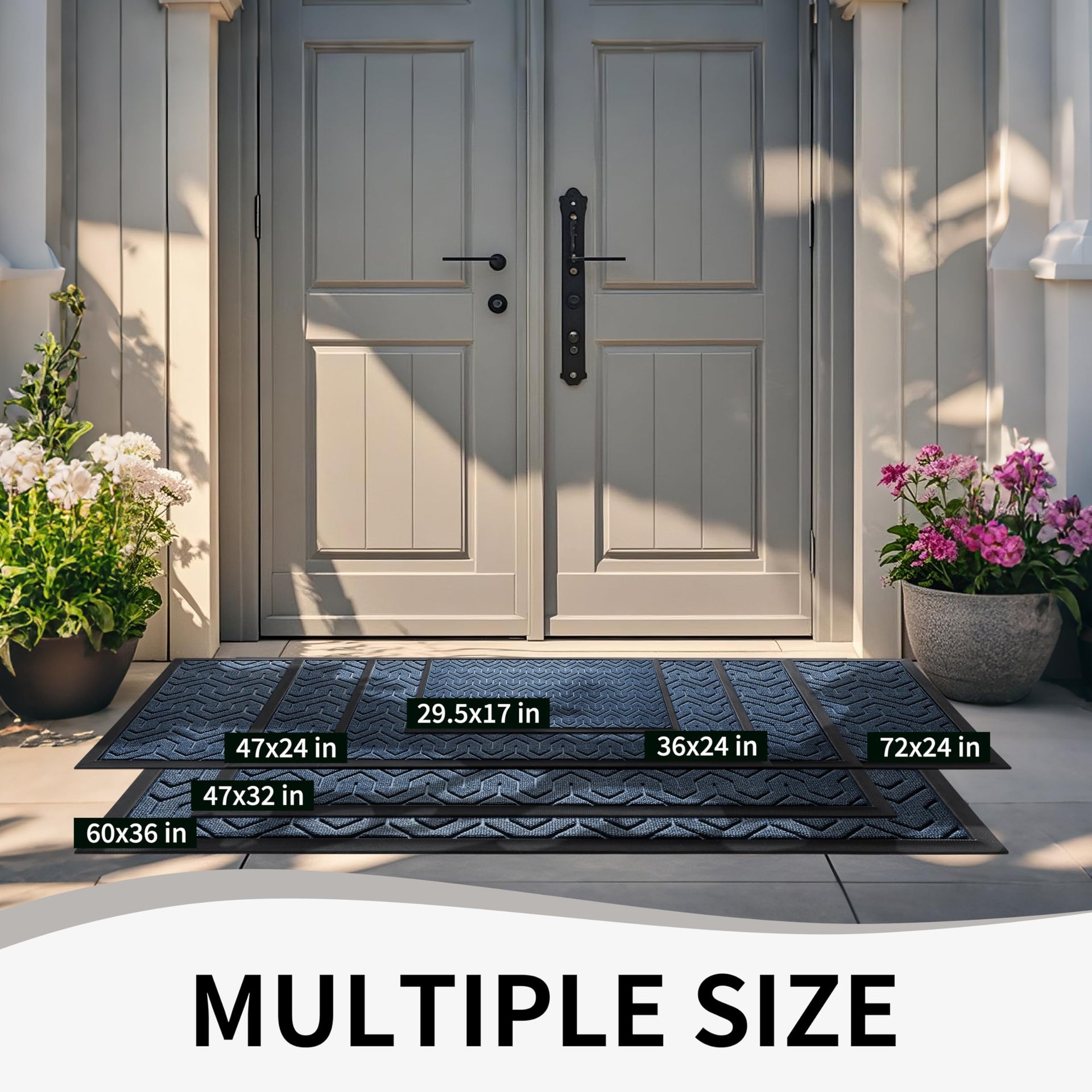 Extra Large Door Mat Outside Entrance 60x36