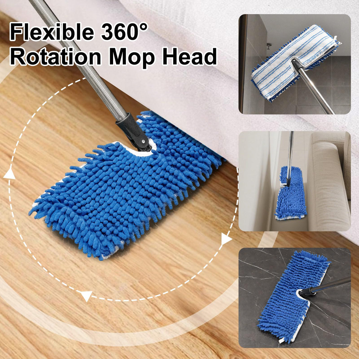 Microfiber Dust Mop for Hardwood Floors - ModHome Supplies