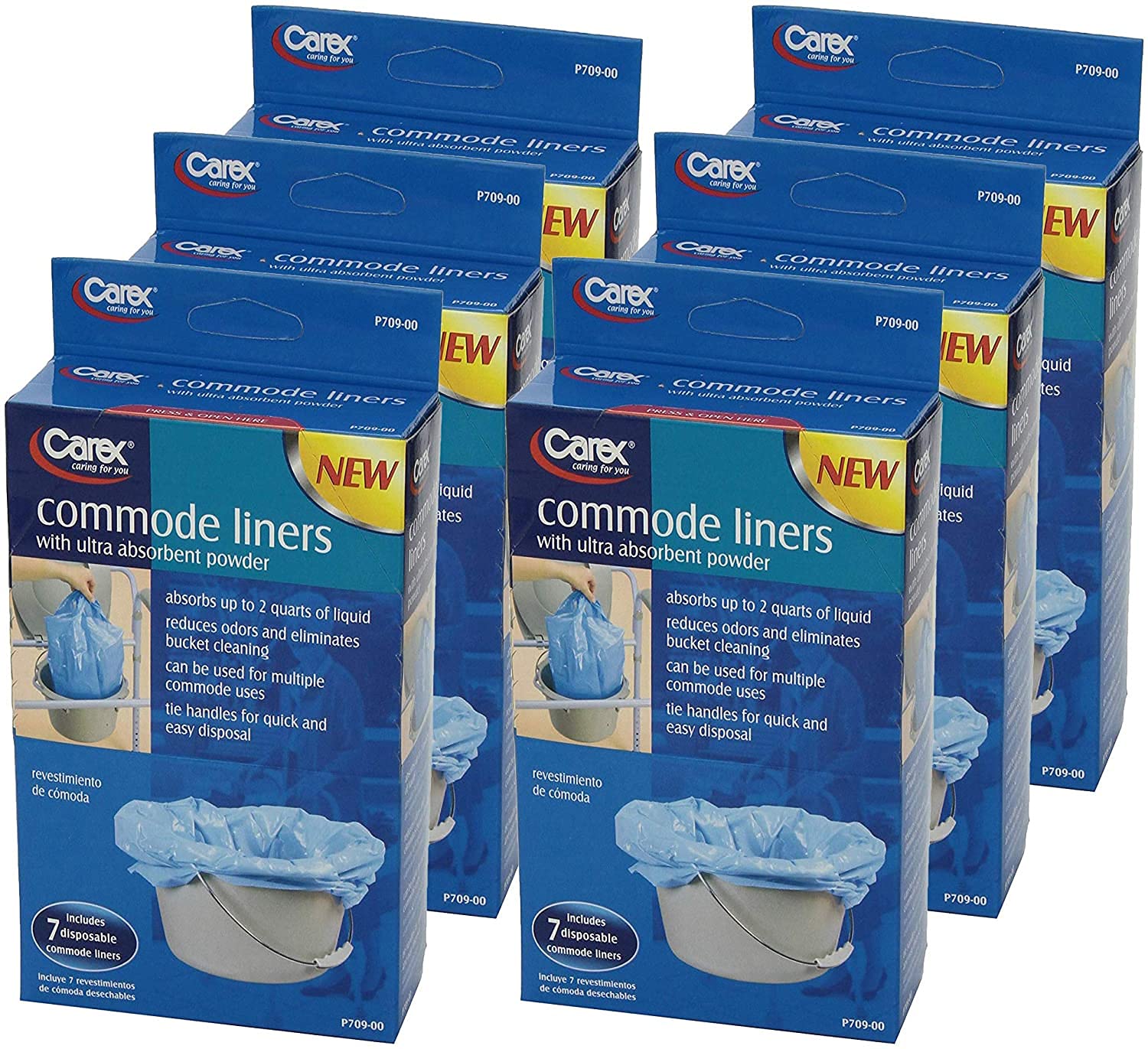 Commode Liners (42 Count)