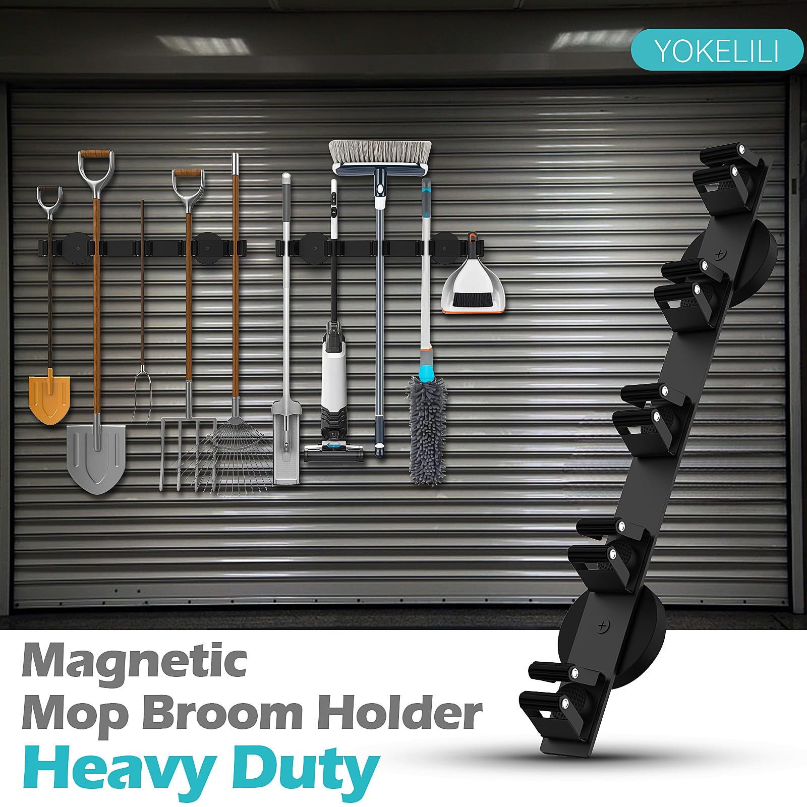 Magnetic Mop Broom Holder