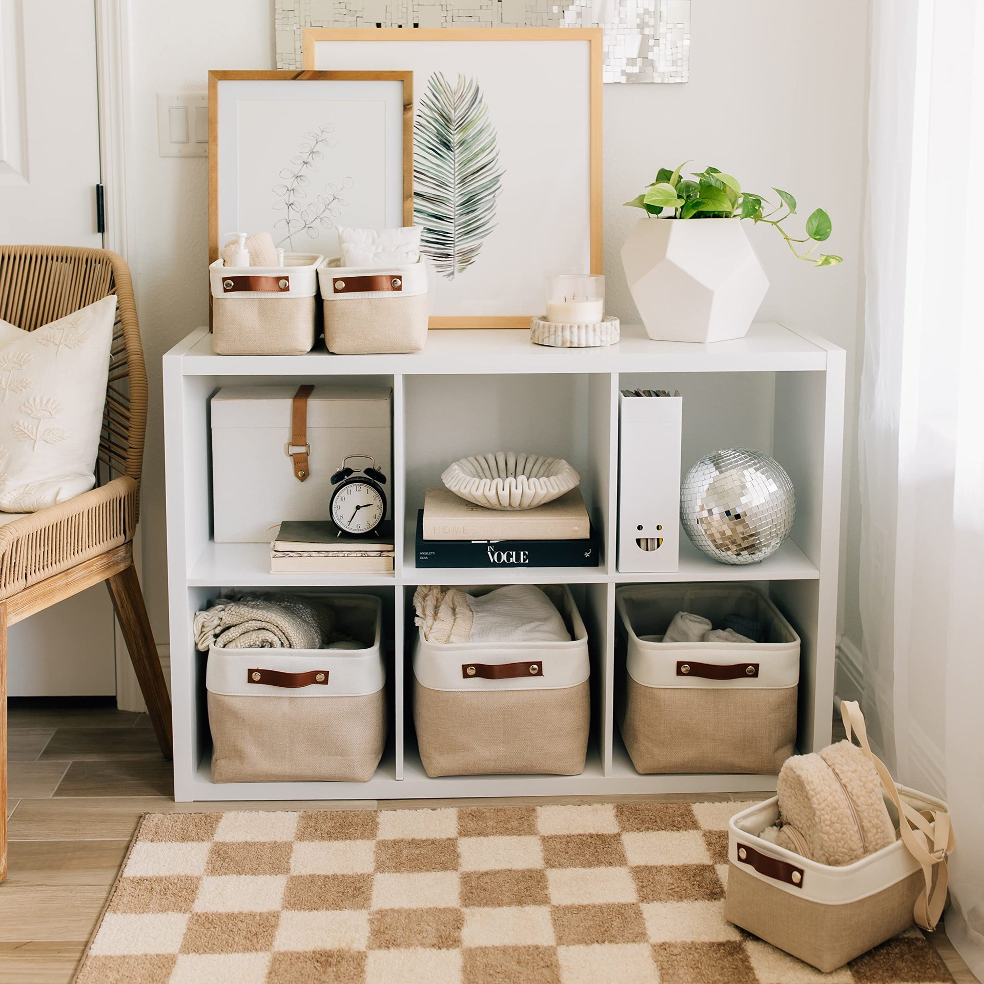 15x11in Canvas Storage Baskets 3 Pack (3 Count)