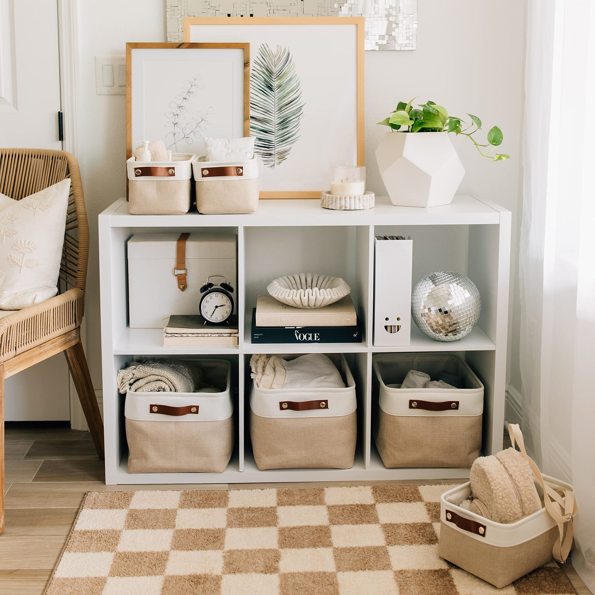 15x11in Canvas Storage Baskets 3 Pack (3 Count)