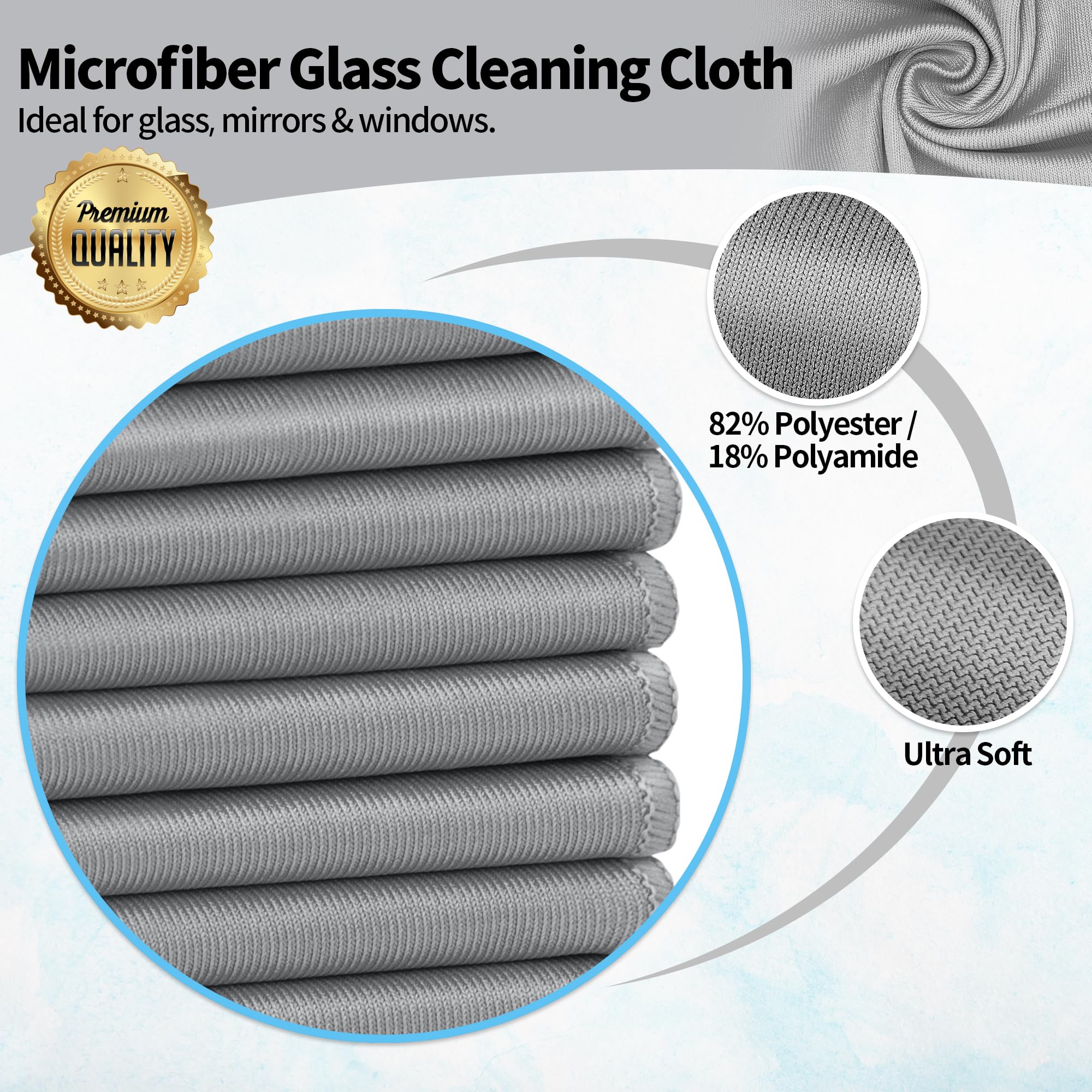 Microfiber Cleaning Cloth (10 Count)