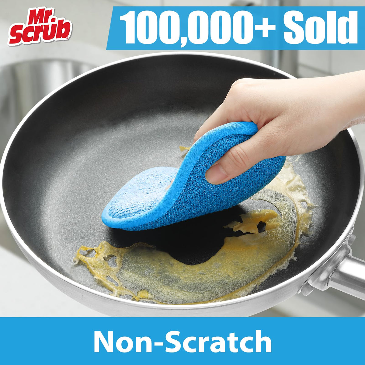 Sponges Kitchen Dish Sponge for Washing Dishes Cleaning Kitchen (5 Count)