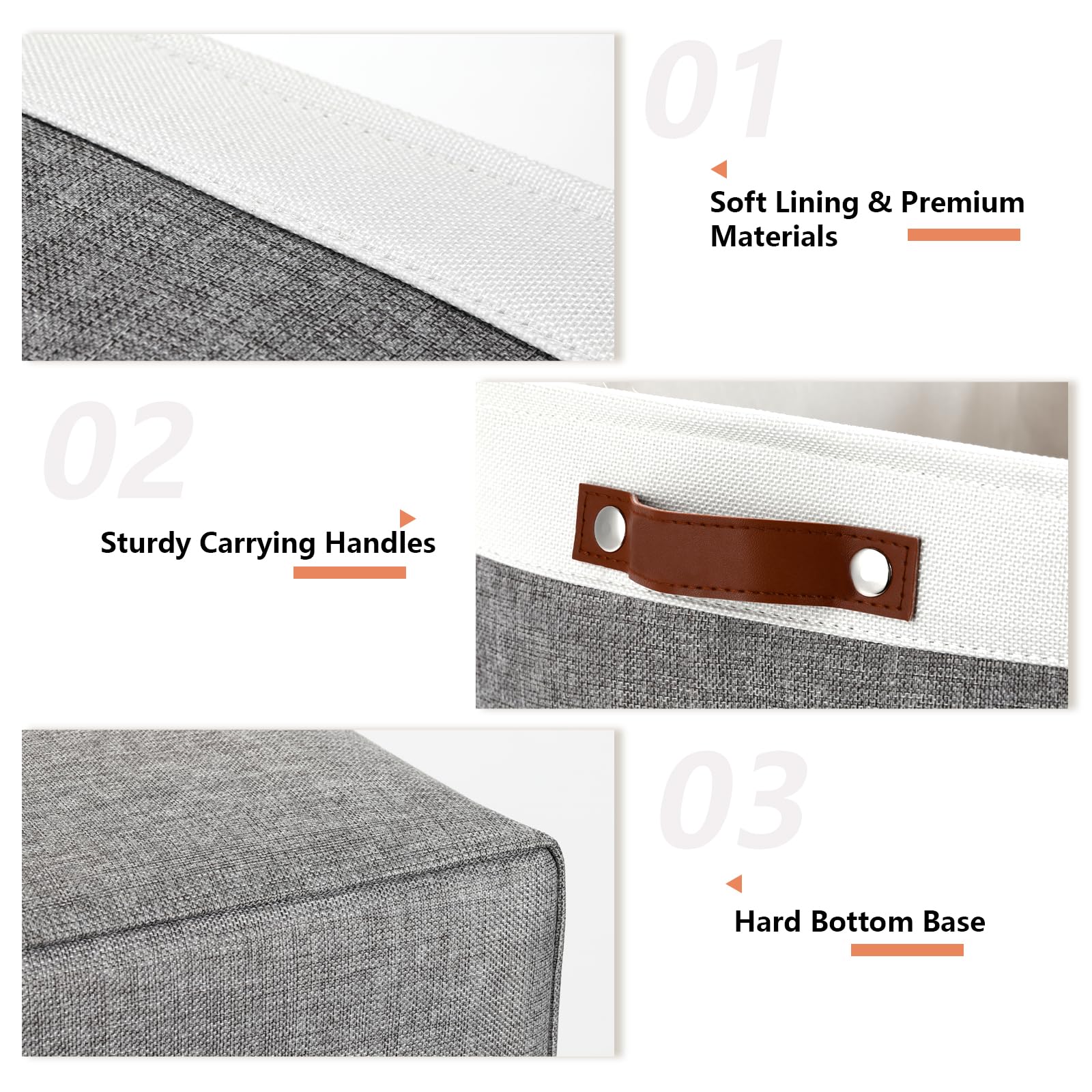 Large Storage Baskets (3 Count)