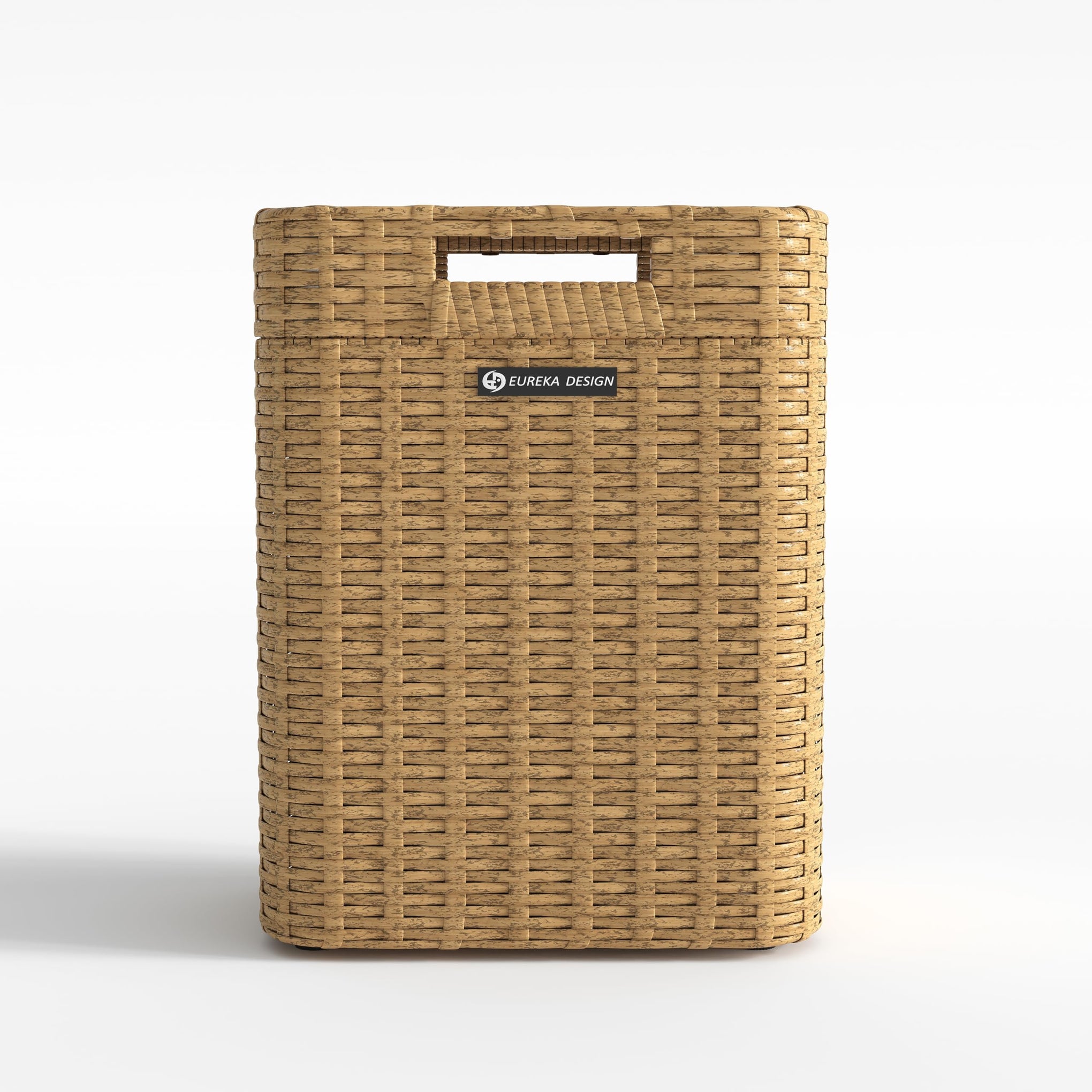 Ypati Rattan Trash Can with Lid