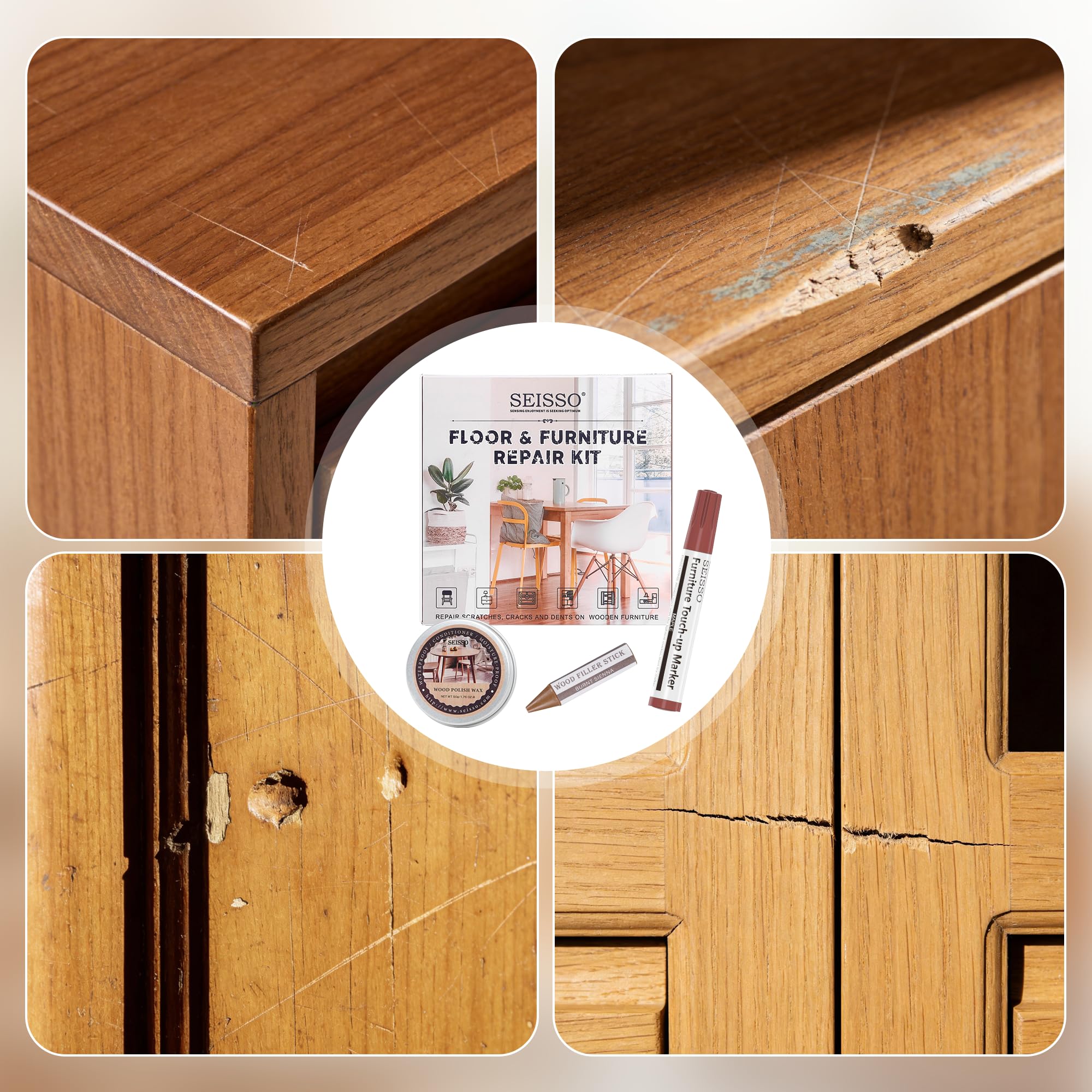 Wood Furniture Repair Kit (25 Count)