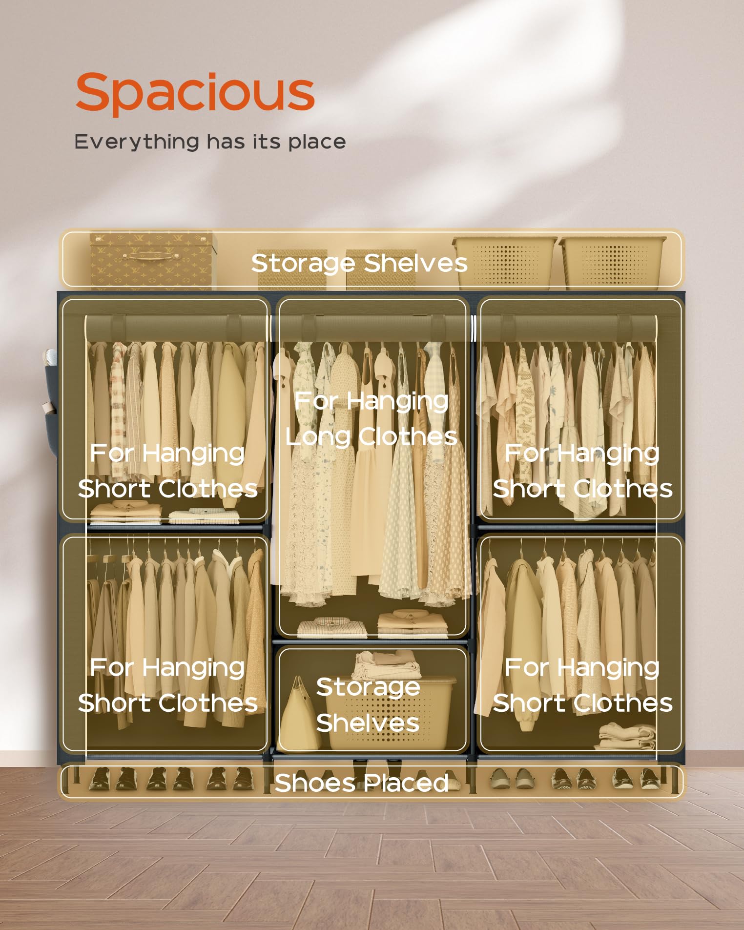 Clothes Rack Portable Closet