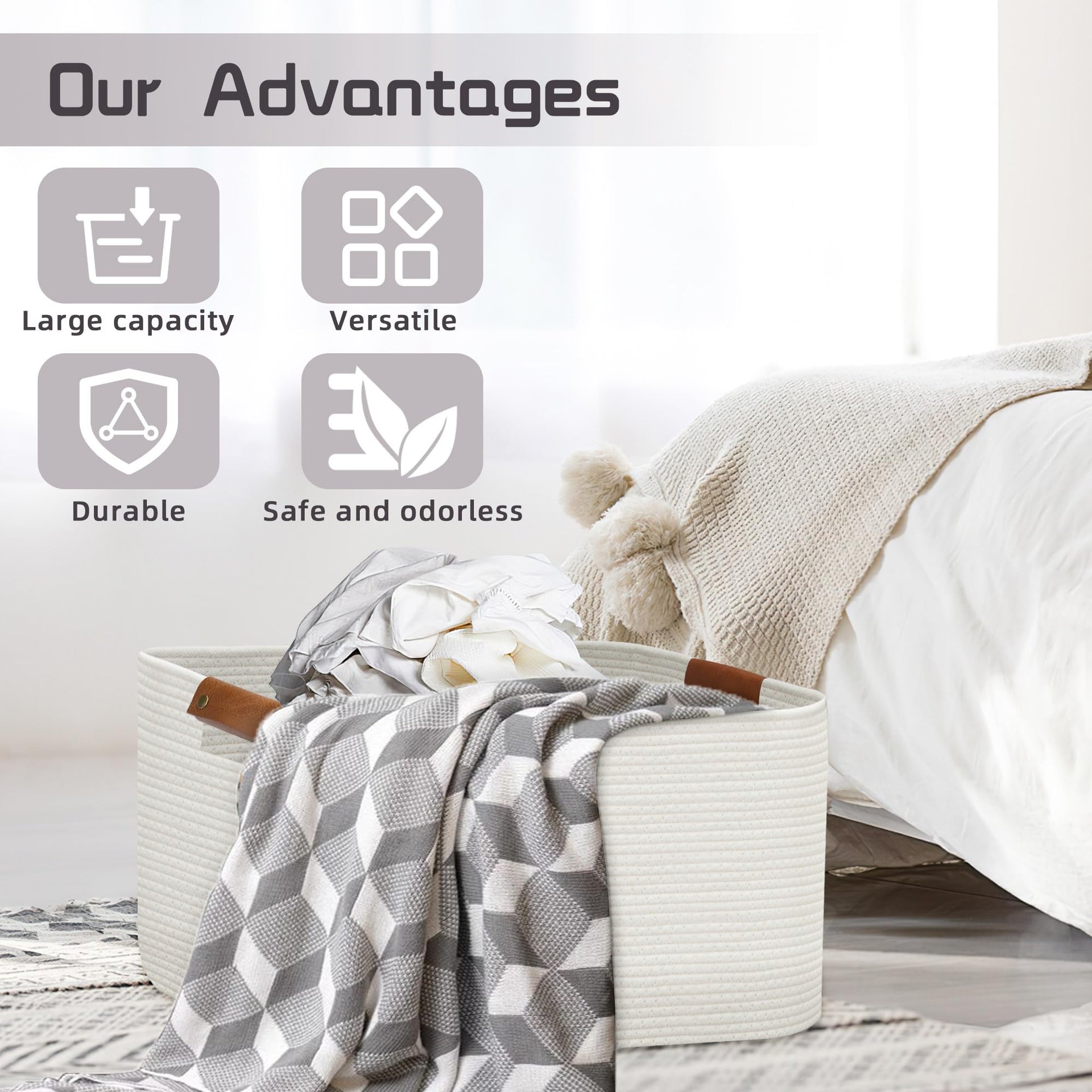 Large Collapsible Laundry Basket