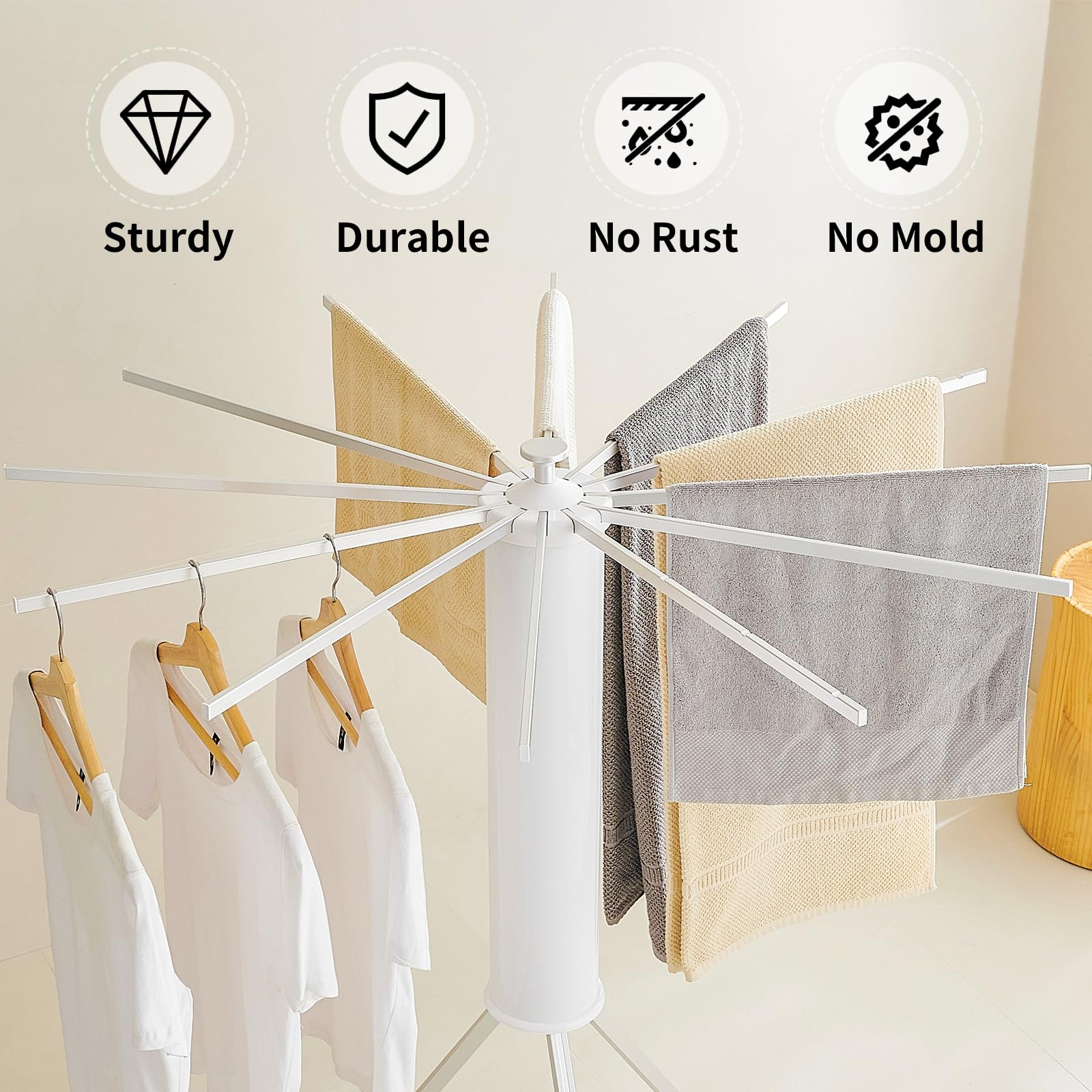 Tripod Clothes Drying Rack