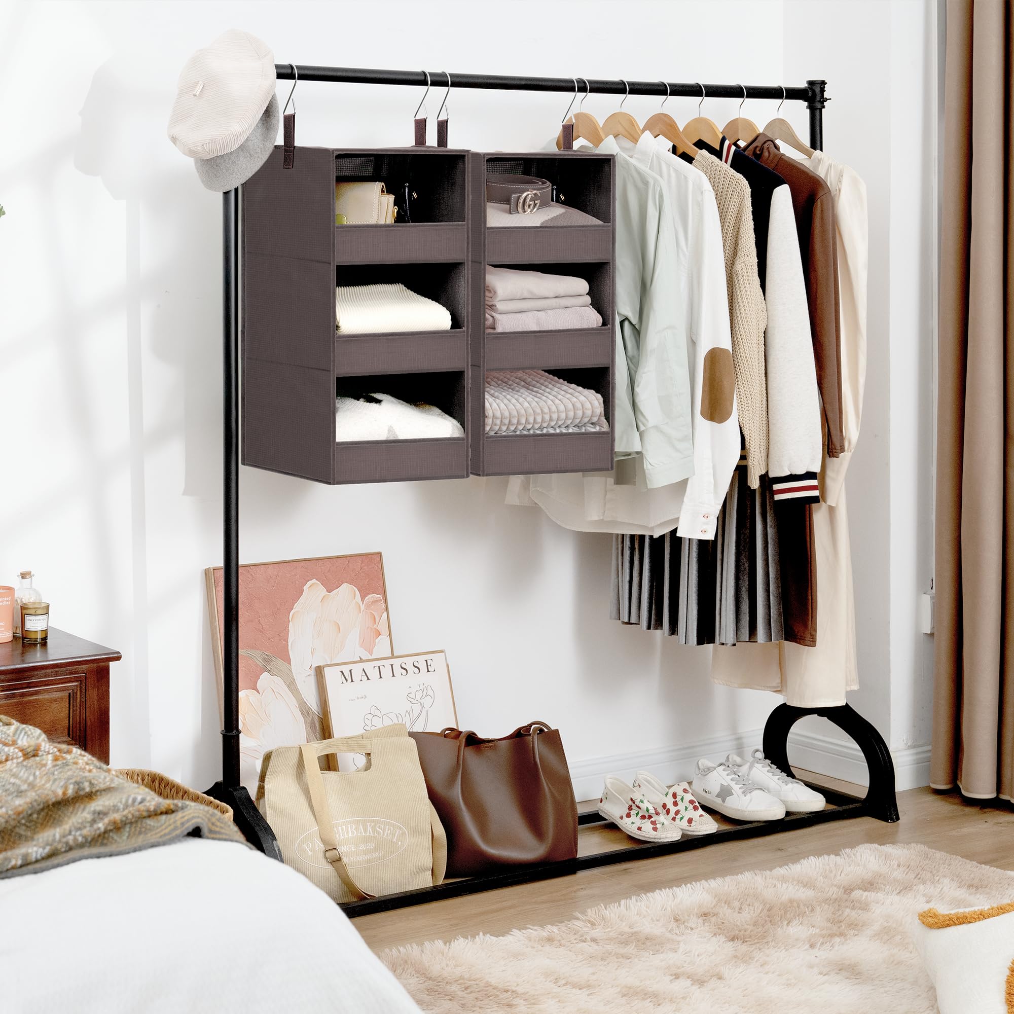 3 Shelf Hanging Closet Organizer (2 Count)