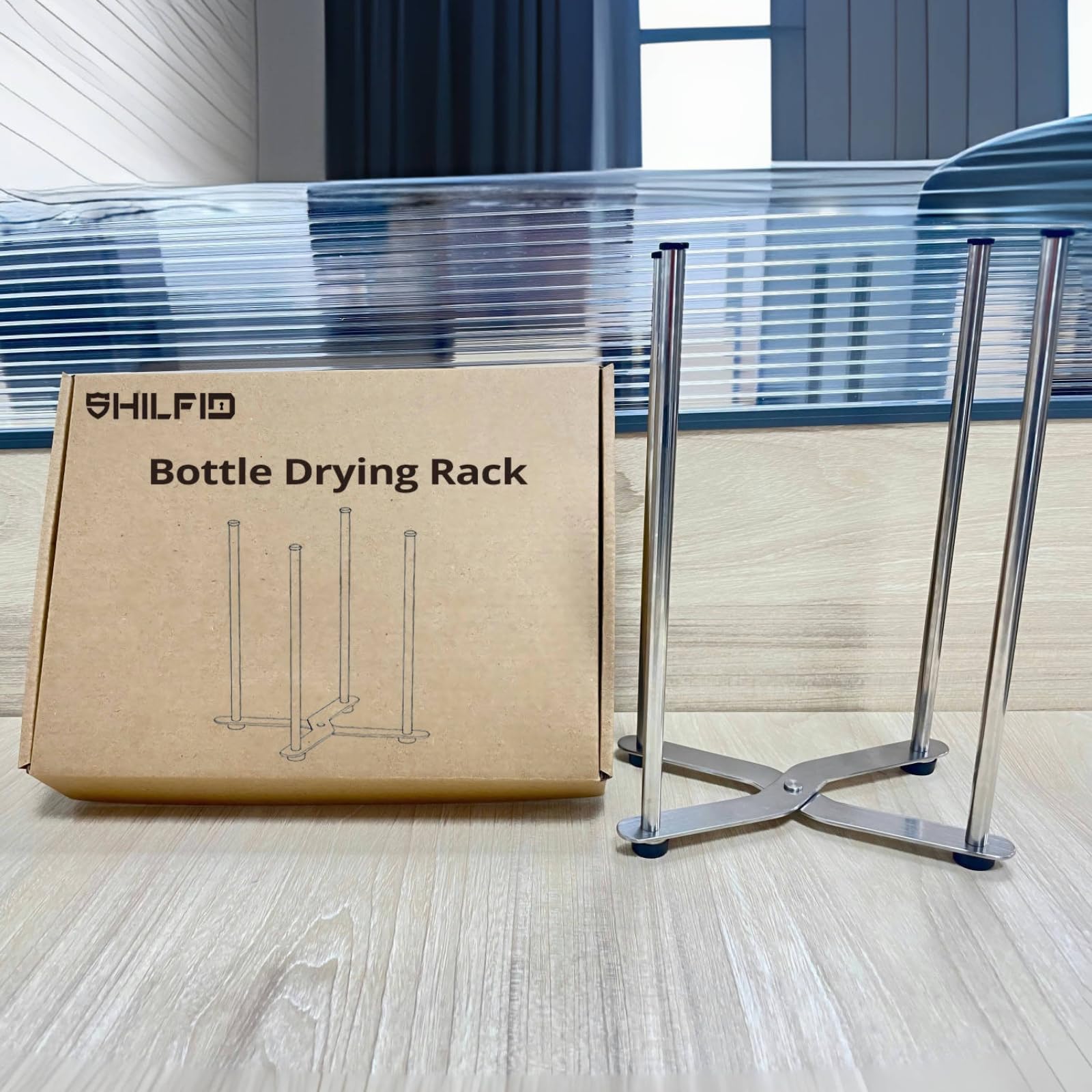 Plastic Bag & Bottle Drying Rack
