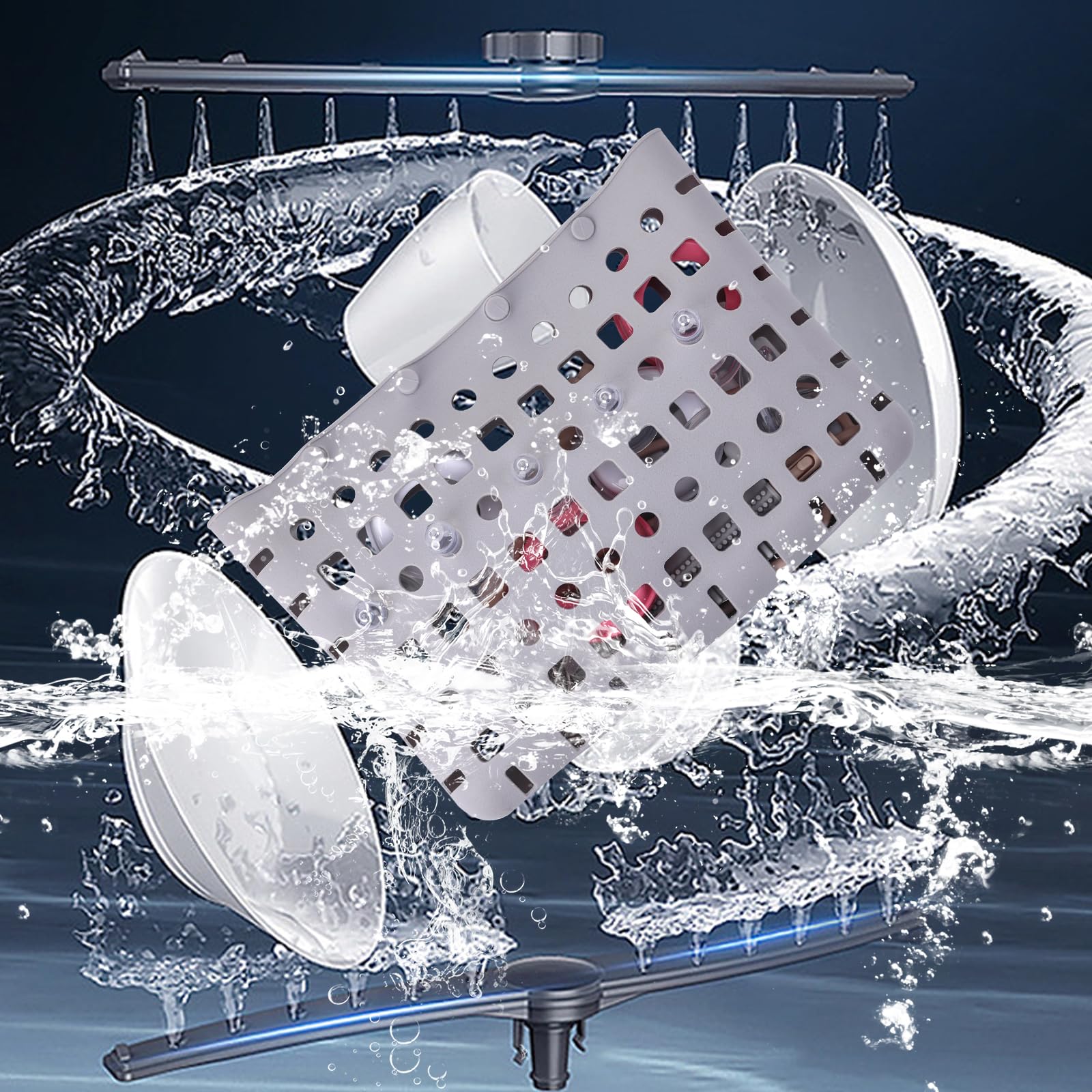 Baby Bottle Drying Rack with Brush & Dishwasher Basket