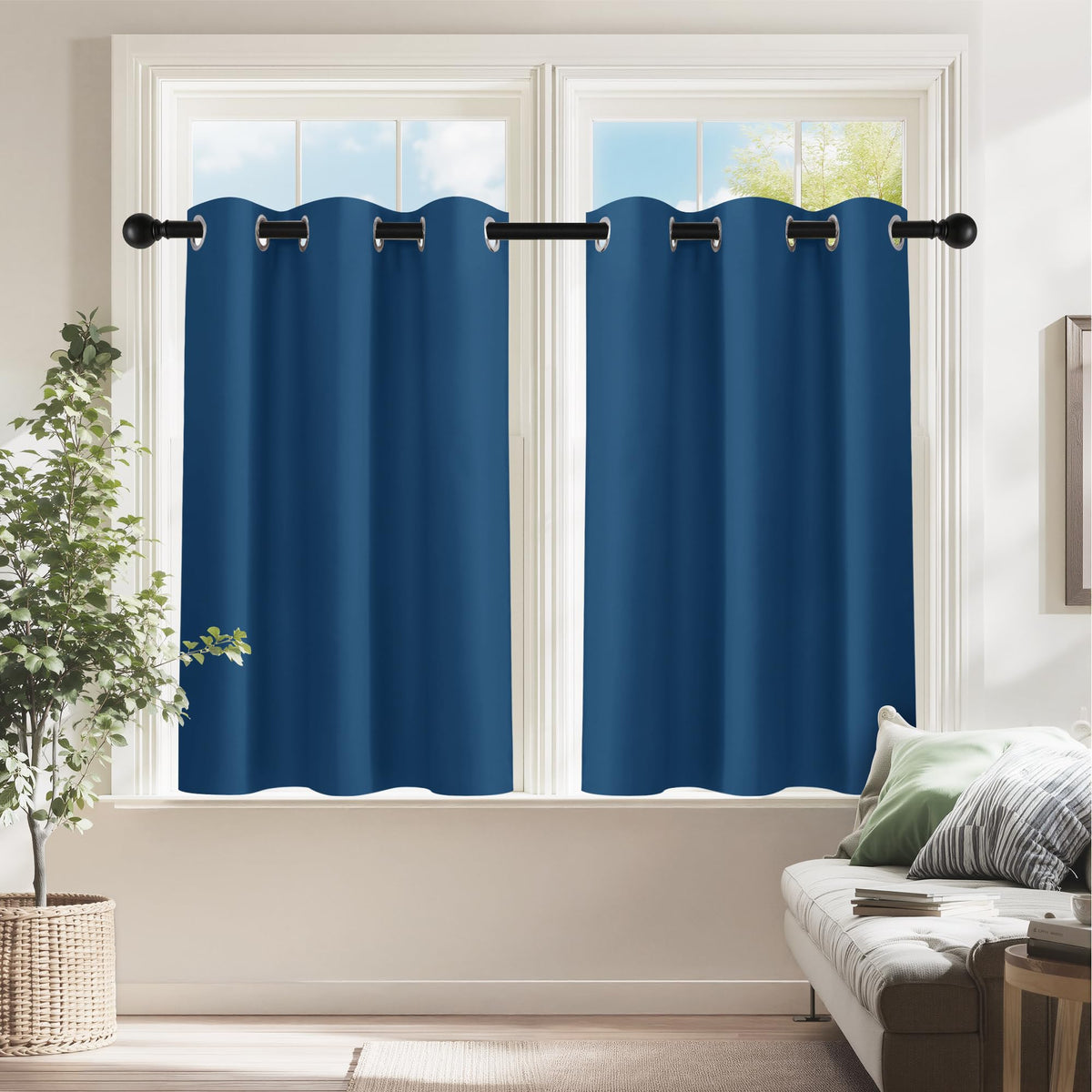 Small Blackout Curtains for Bedroom (2 Count)