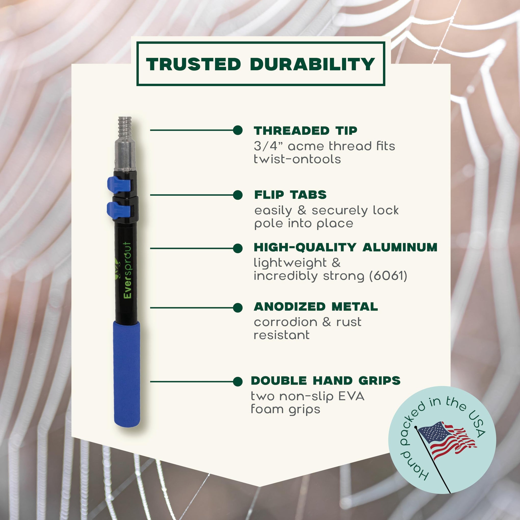 Cobweb Duster & 1.5 to 3 ft Pole