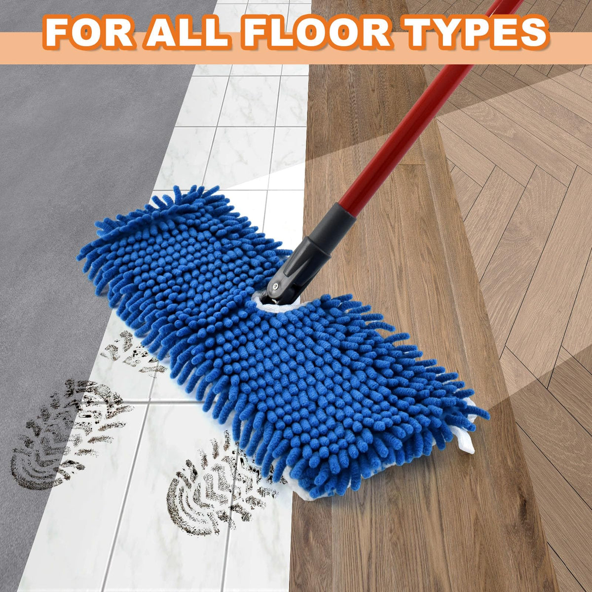 Microfiber Mops for Floor Cleaning (5 Count) - ModHome Supplies