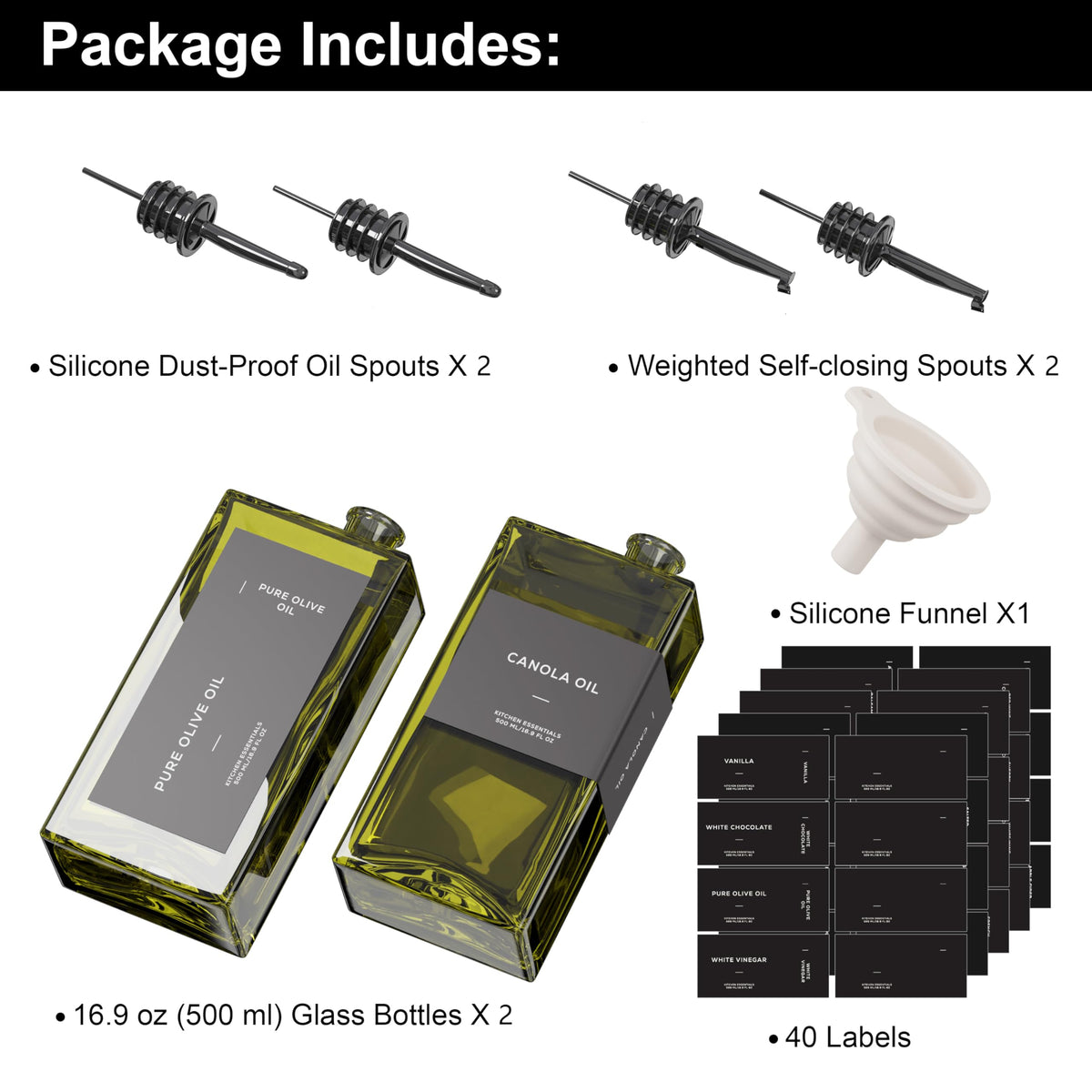 Olive Oil Dispenser (2 Count)