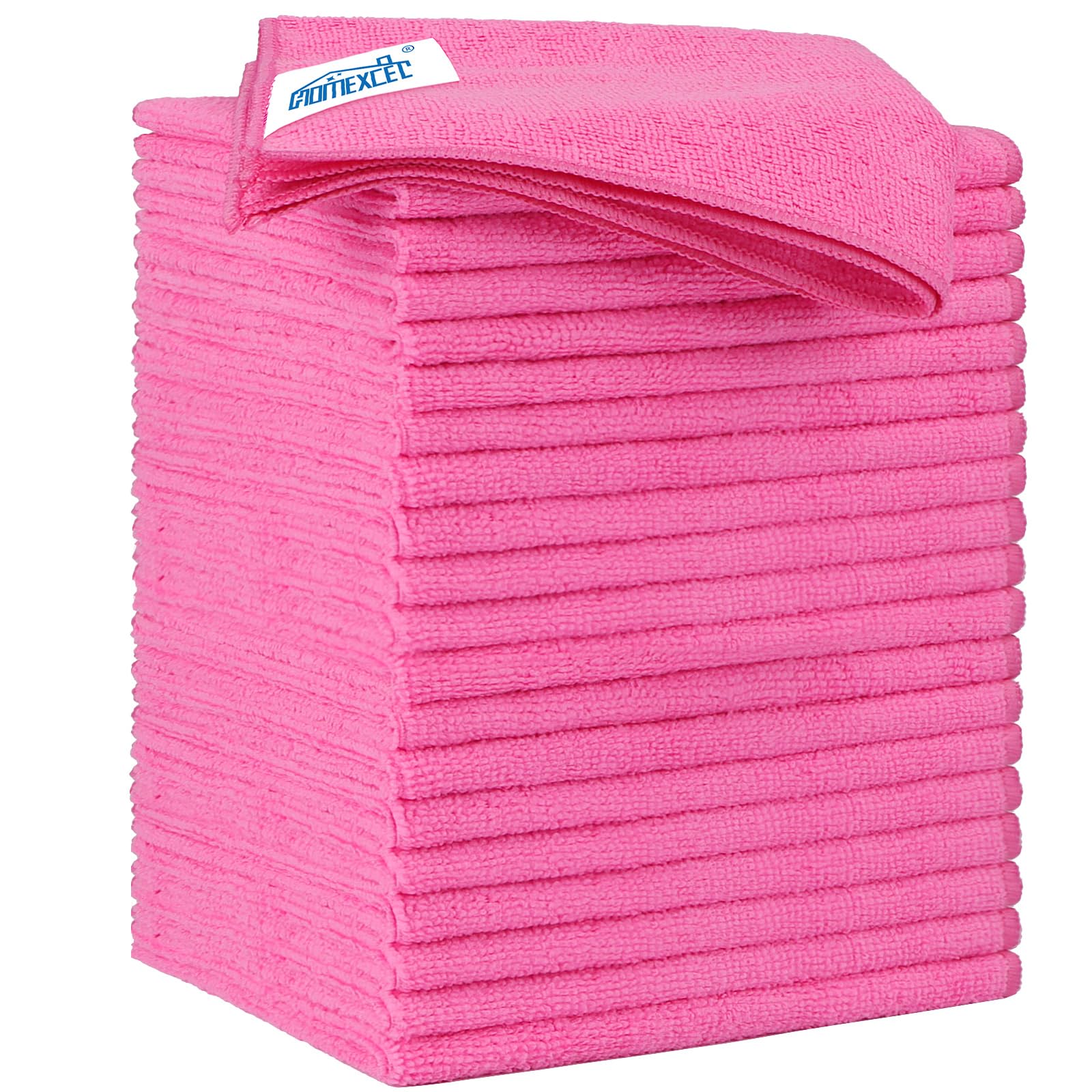 Microfiber Cleaning Cloth 20 Pack 11.5 x 11.5 Inch Microfiber Towels for Cars Ultra Absorbent Cleaning Rags Lint Free Cleaning Towels for Household Kitchen (20 Count)