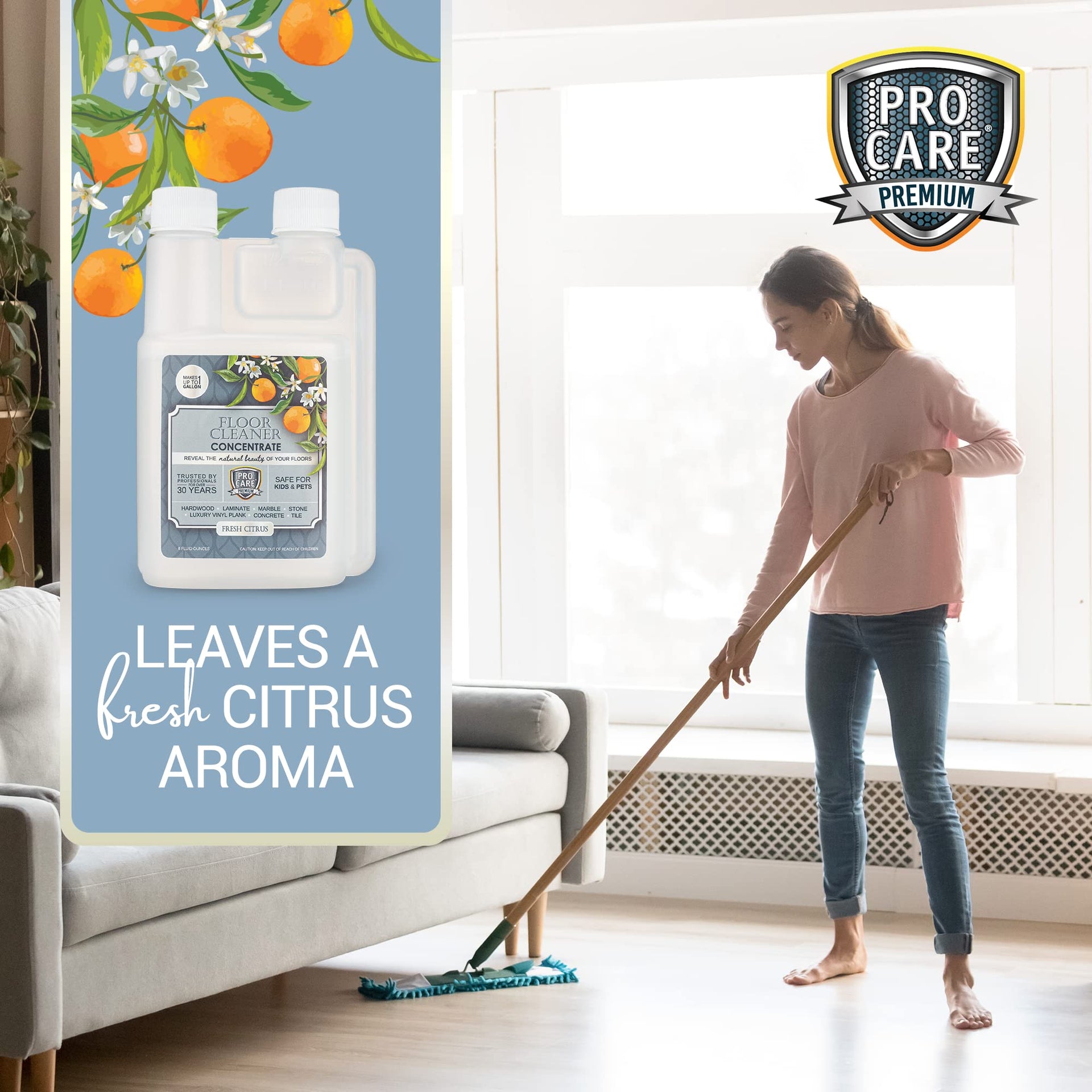 Citrus Floor Cleaner Concentrate (8 Fl Oz)