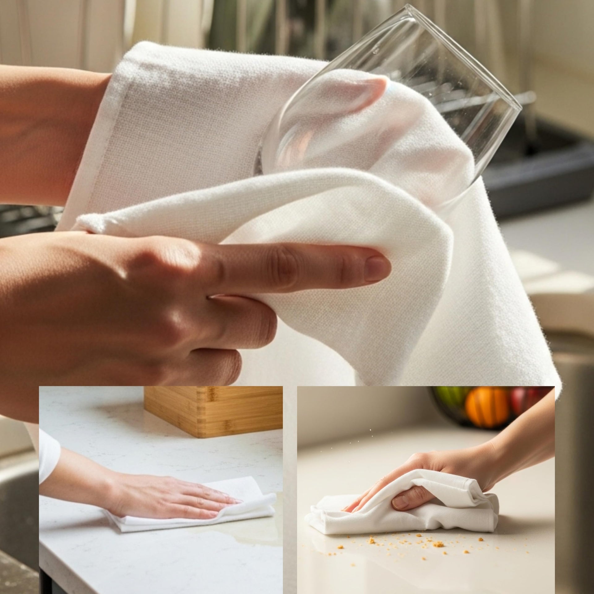 Dish Cloths Cotton (12 Count)