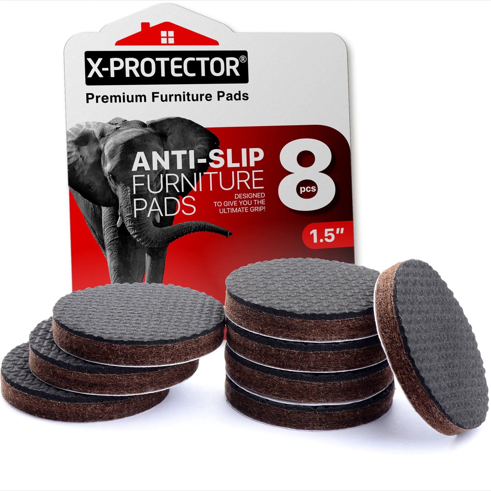 Non Slip Furniture Pads X (8 Count )