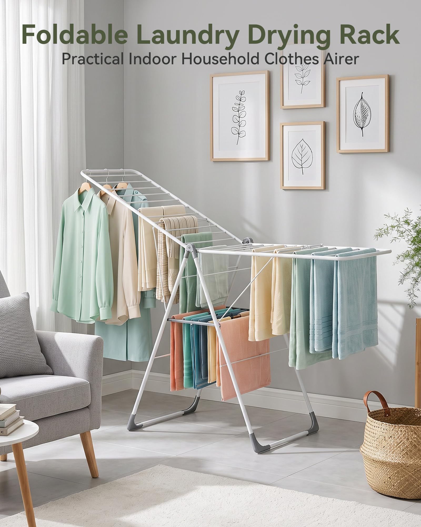 2 Tier Gullwing Clothes Drying Rack