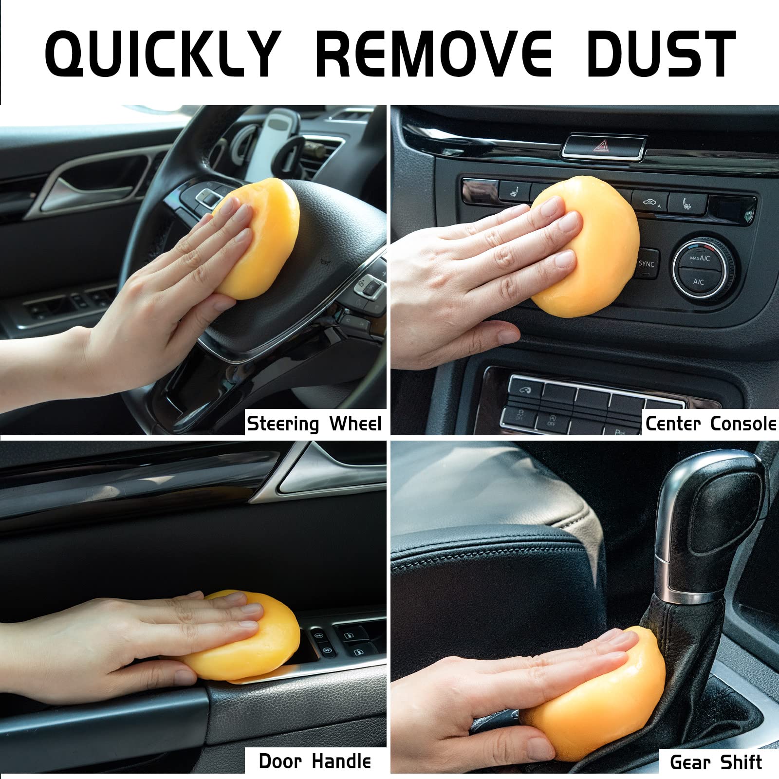 2pack Cleaning Gel Car Putty Car Accessories Auto Detailing Kits (11.28 Ounce)