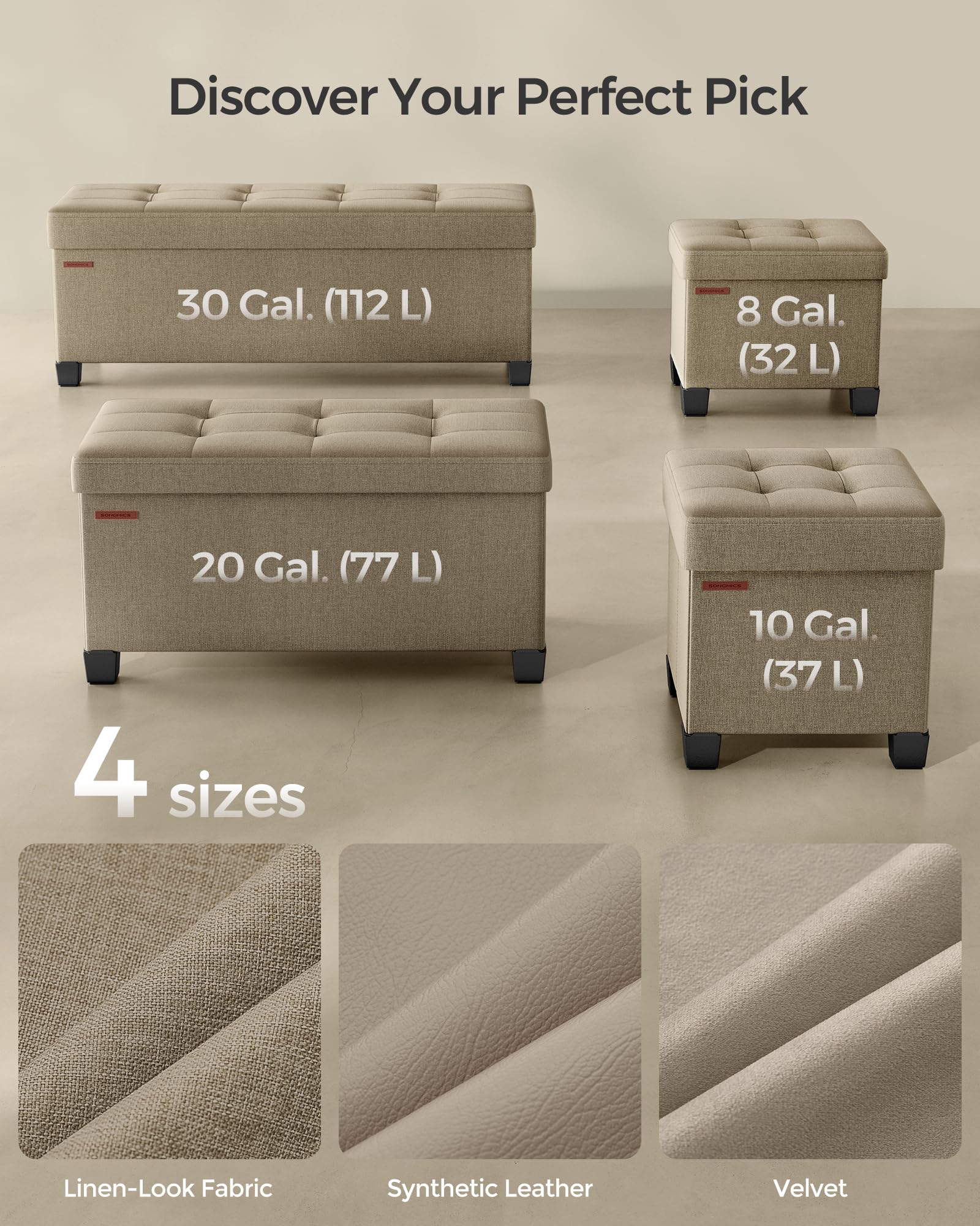 Storage Ottoman Bench