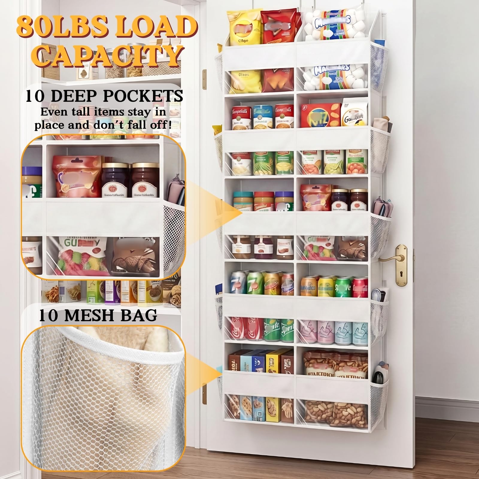 Over The Door Organizer 5 Tiers