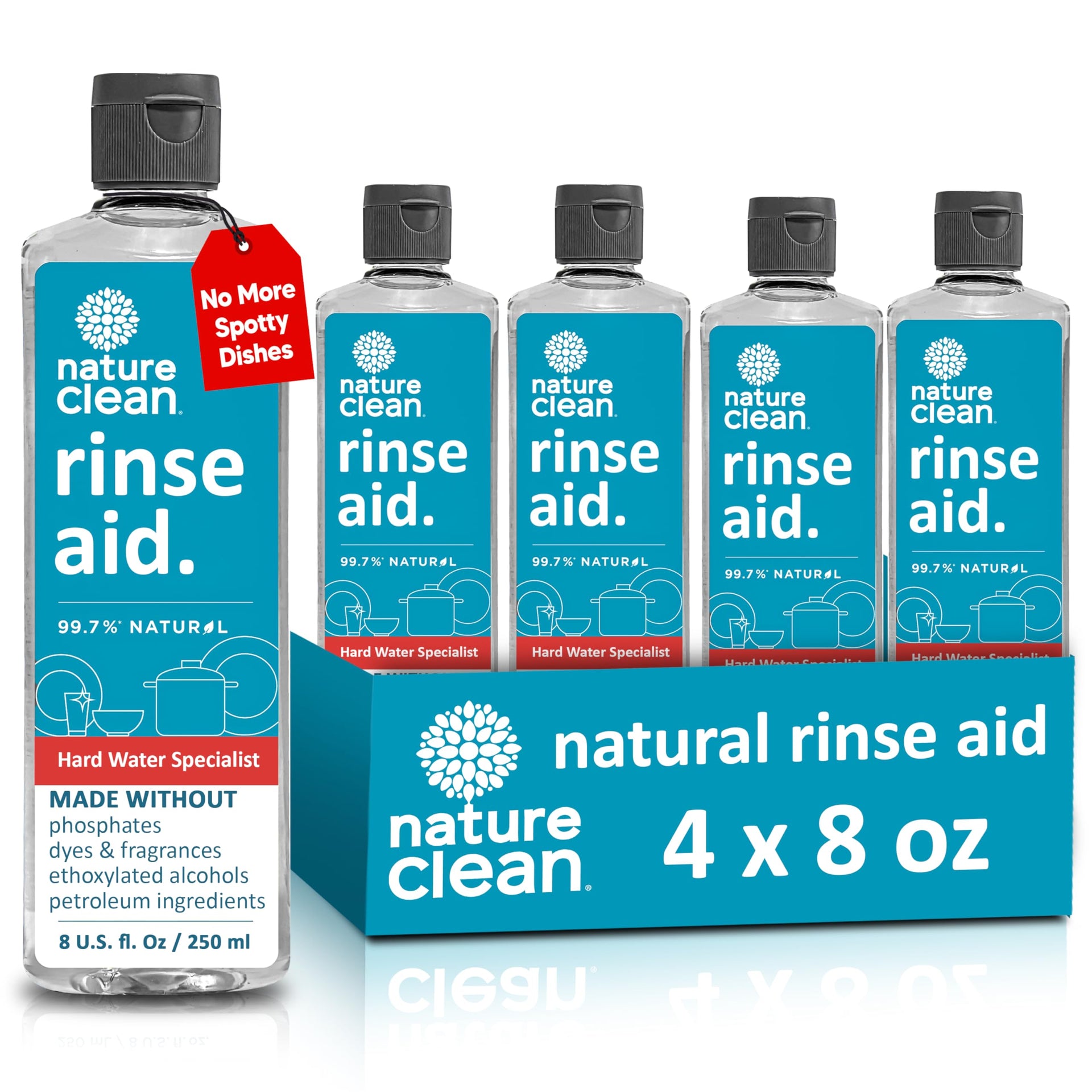 Dishwasher Rinse Aid Cleaner Non (32 Fl Oz)