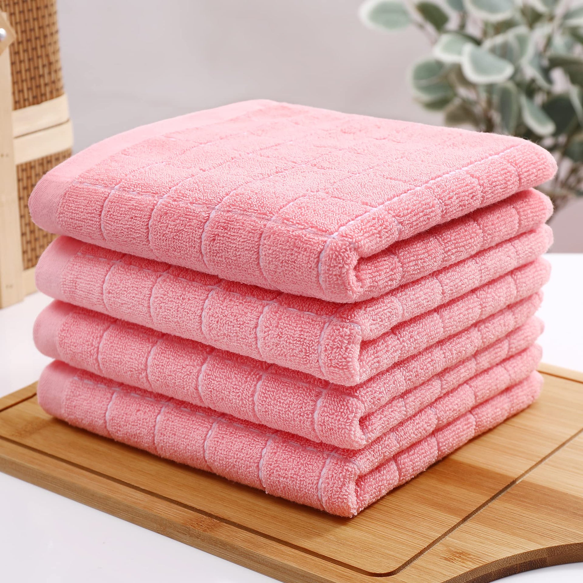 100% Cotton Terry Kitchen Towels (4 Count)