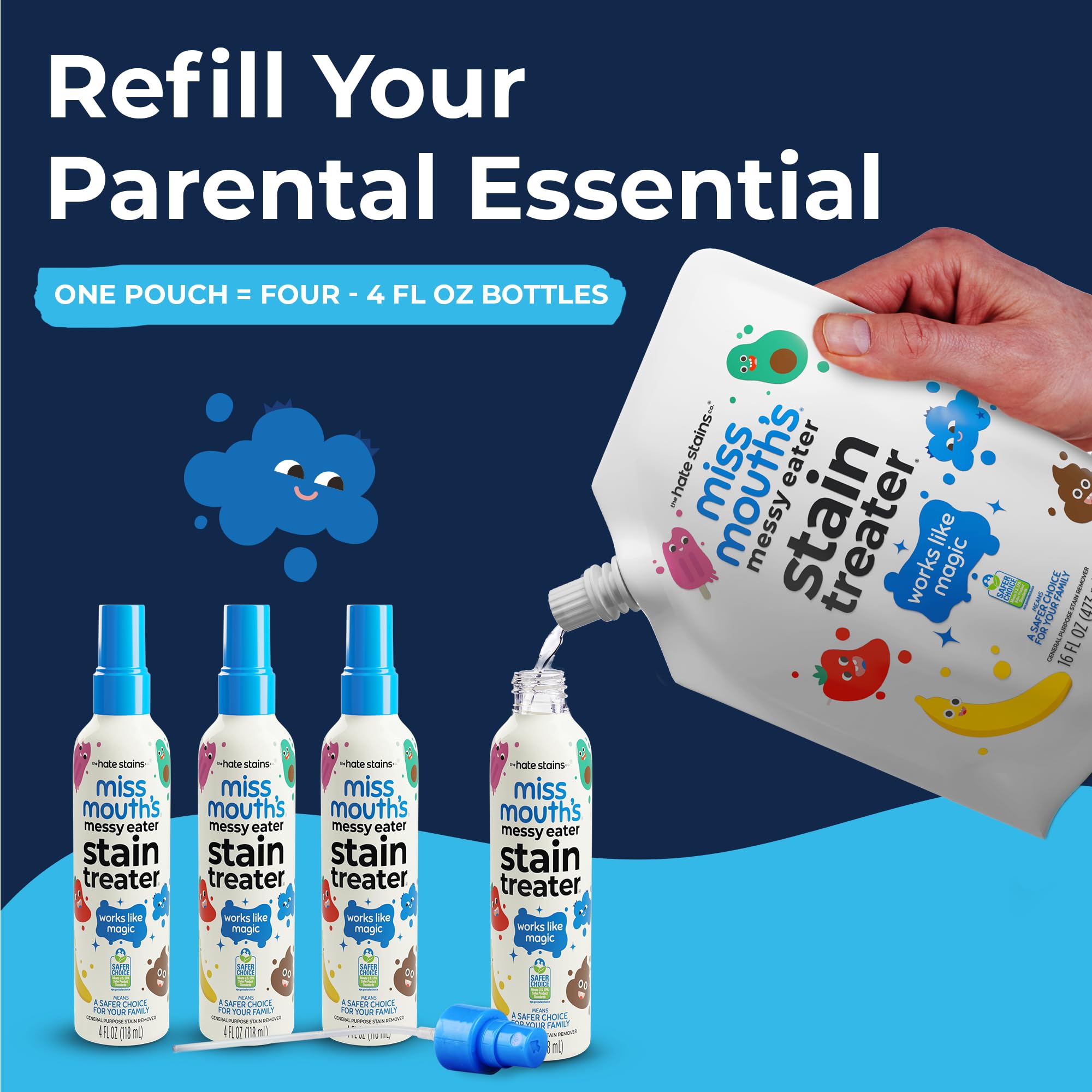 Messy Eater Stain Treater Kit (24 Fl Oz)