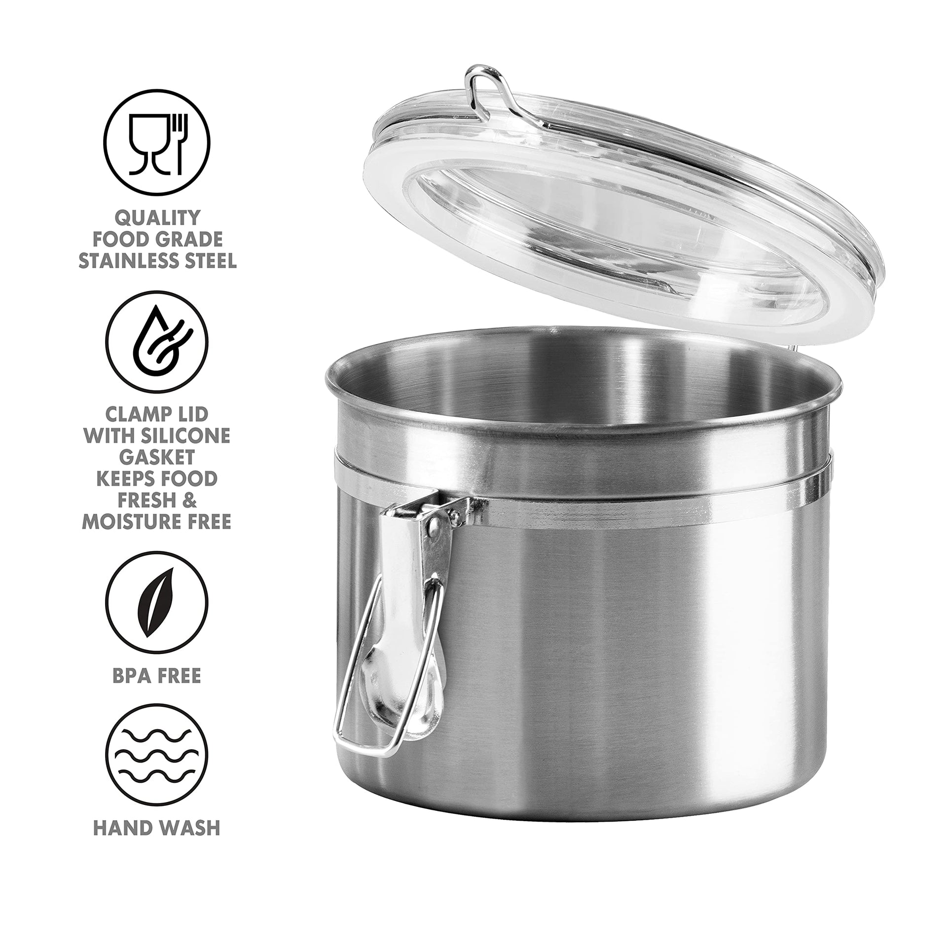 Stainless Steel Kitchen Canister 26 fl oz