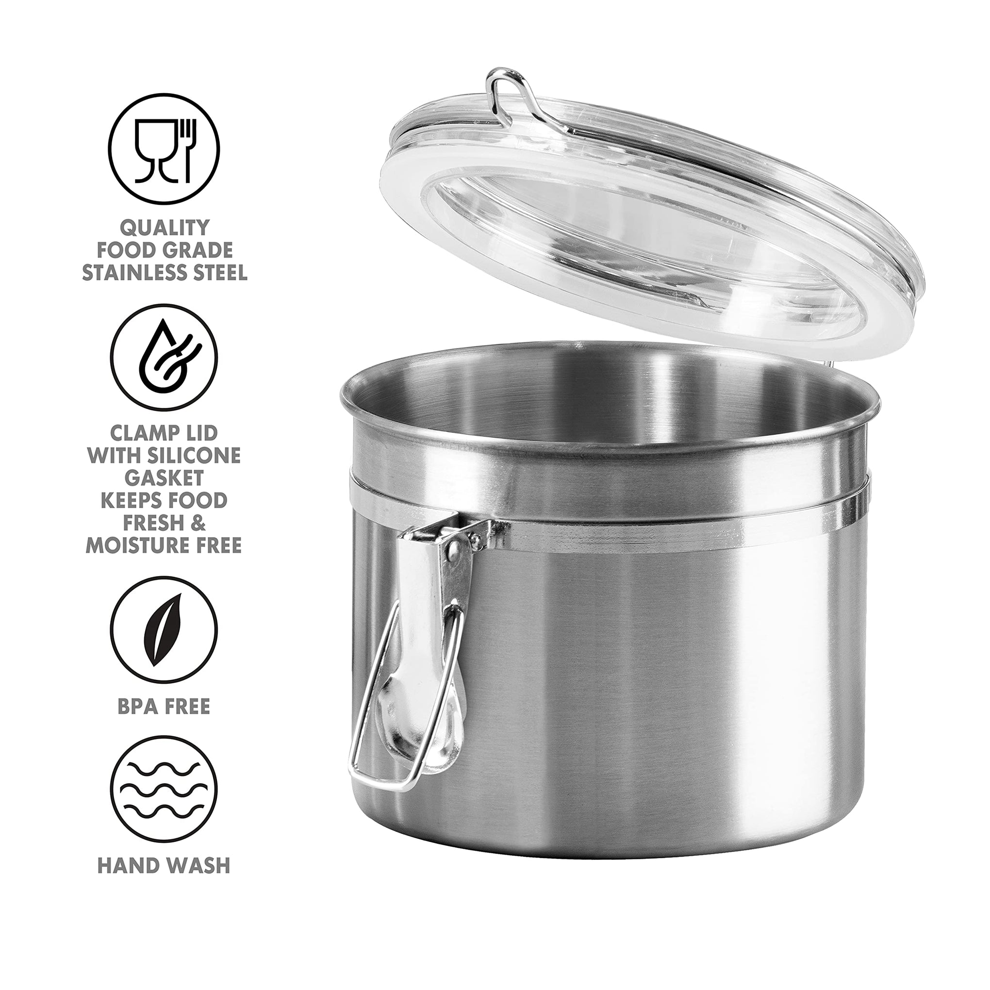 Stainless Steel Kitchen Canister 26 fl oz