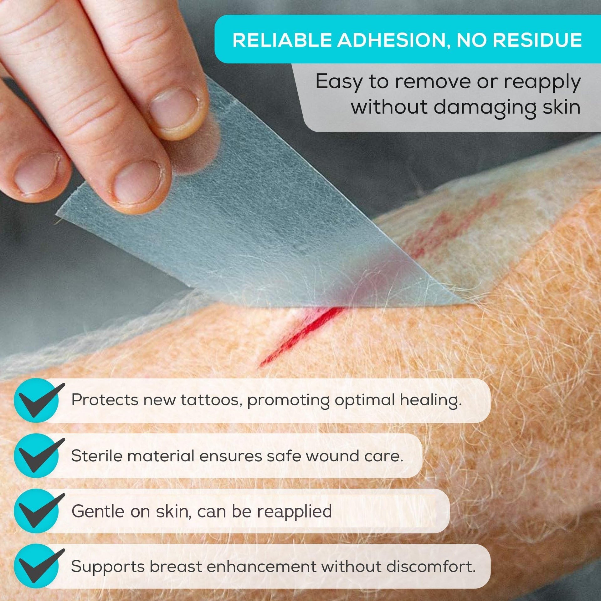 Silicone Adhesive Medical Tape (3 Count)