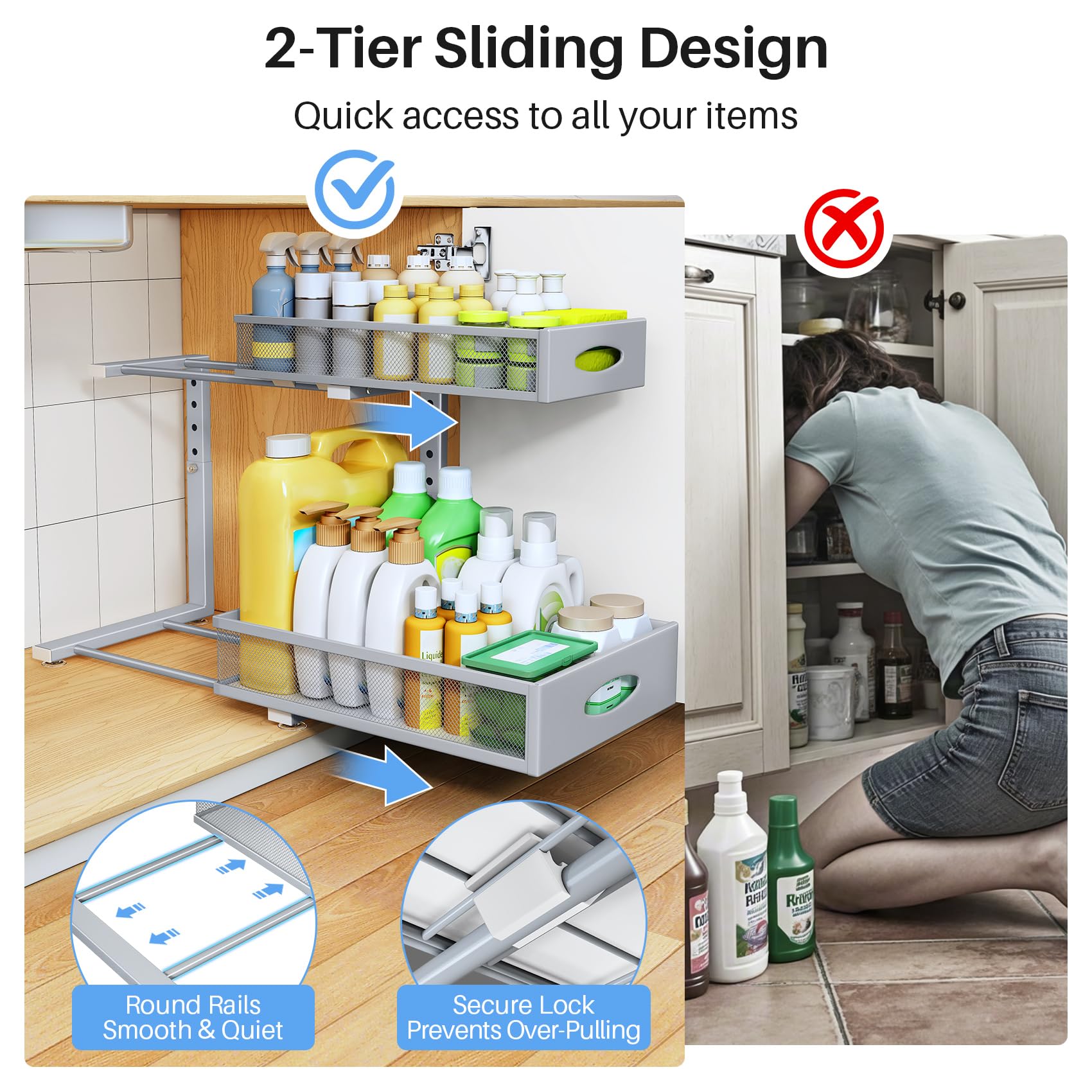 Under Sink Organizer (2 Count)